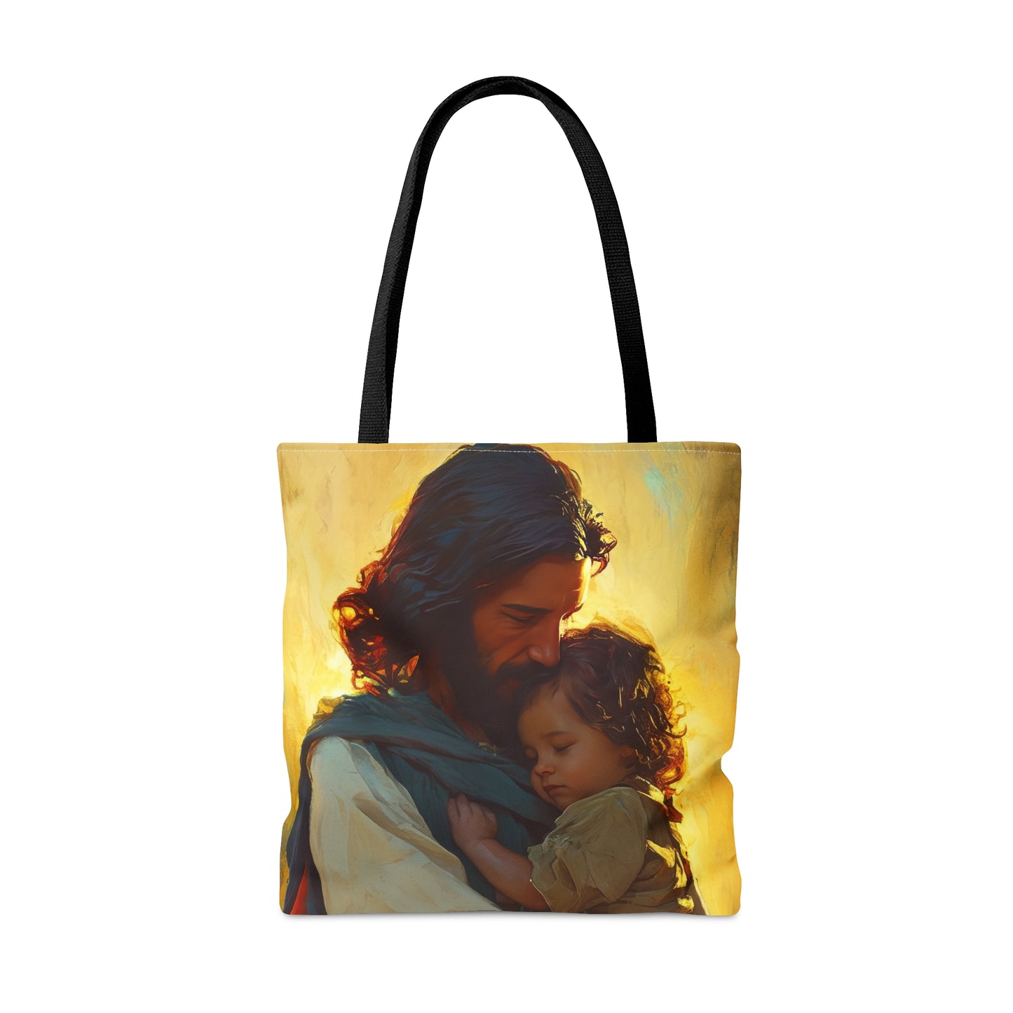 Divine Protector of the Innocent Tote Bag - Large Medium Small Faith Art Bag - Catholic Faith Purse - Religious Carry All