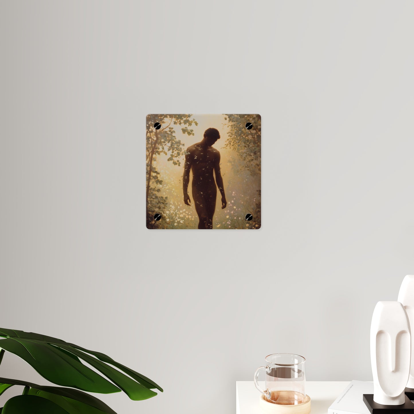 Saint Adam Wall Art Panel - Ready to Hang Acrylic Print - Catholic Saint Art - Patron Saint Print - No Frame needed