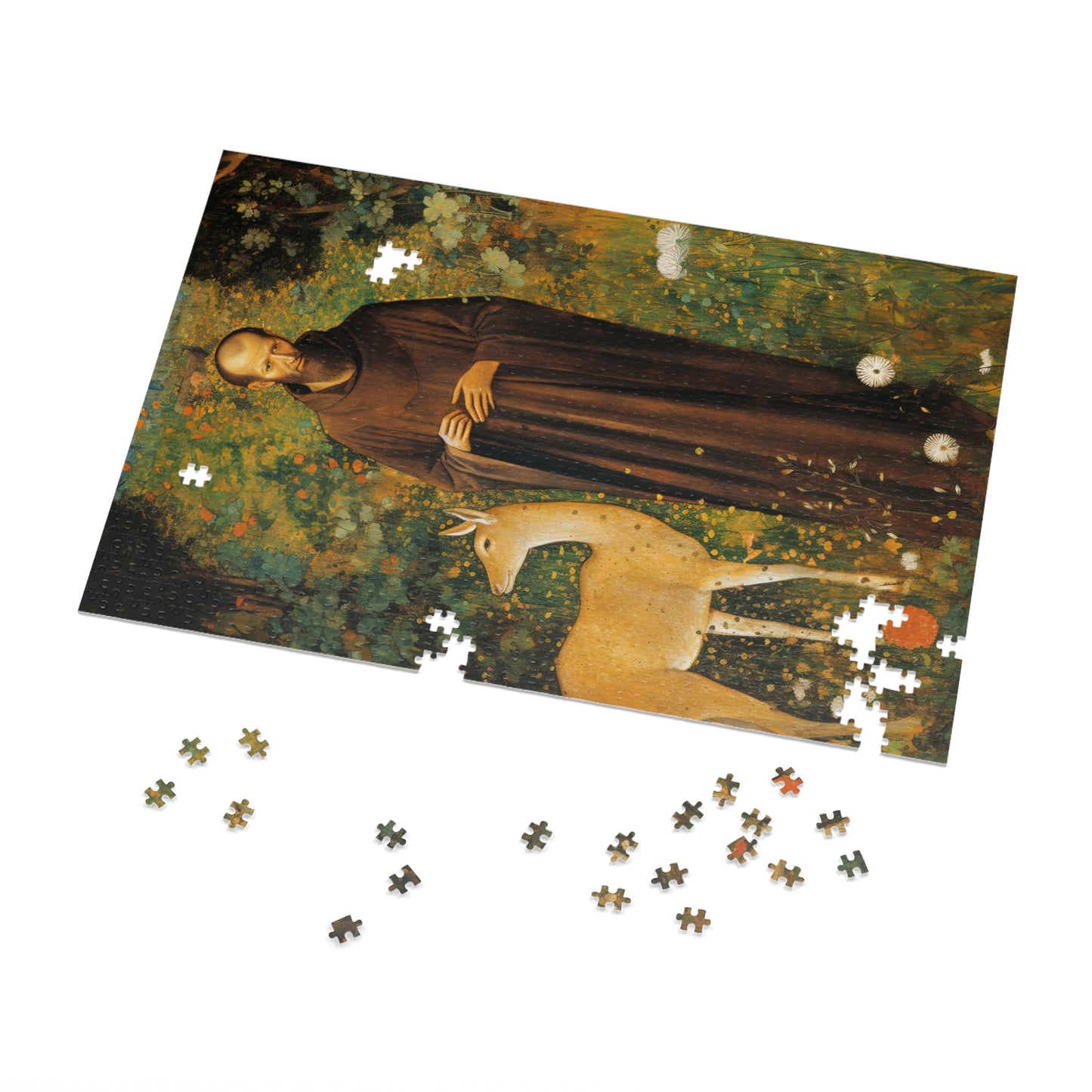 Saint Giles - Puzzle and Keepsake Tin - Religious Jigsaw Puzzle (30, 110, 252, 500,1000-Piece) - Religious Puzzle
