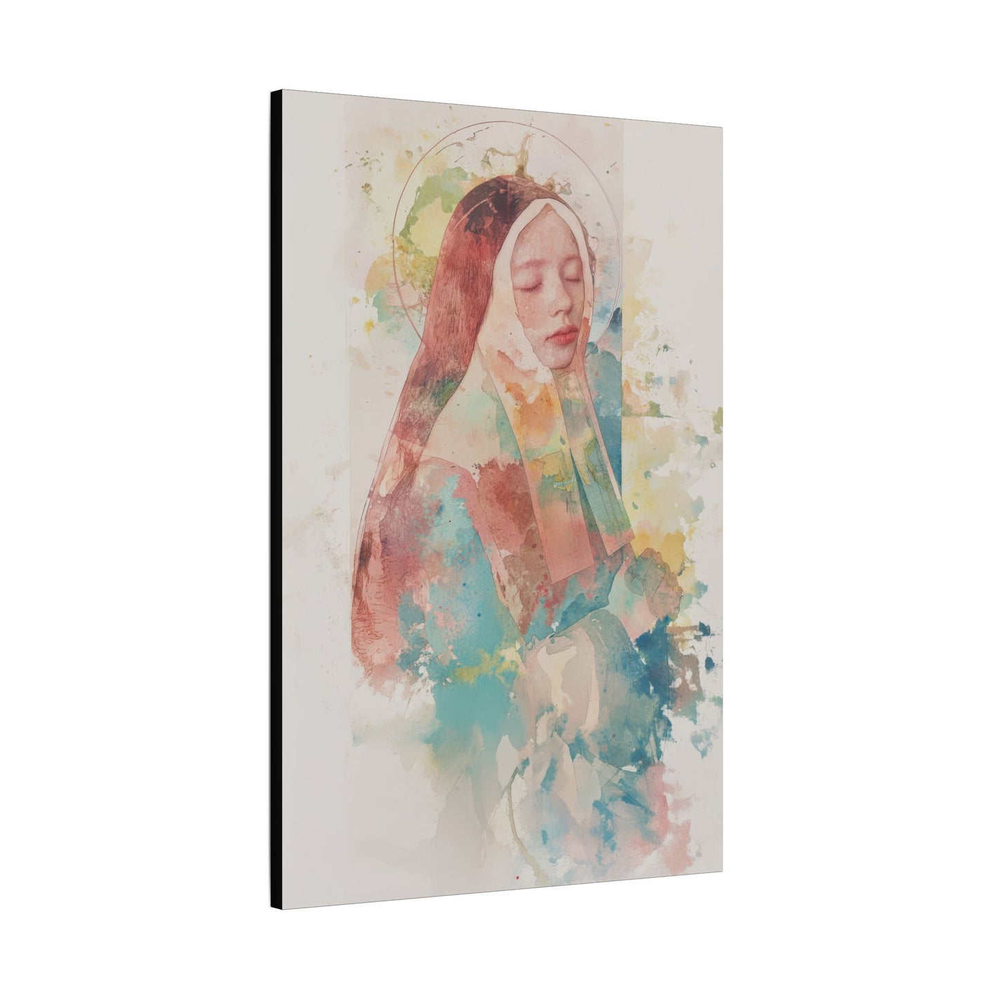 Saint Bernadette - Museum Wrapped Canvas - Sanctified Souls Print - Religious Art for your Home