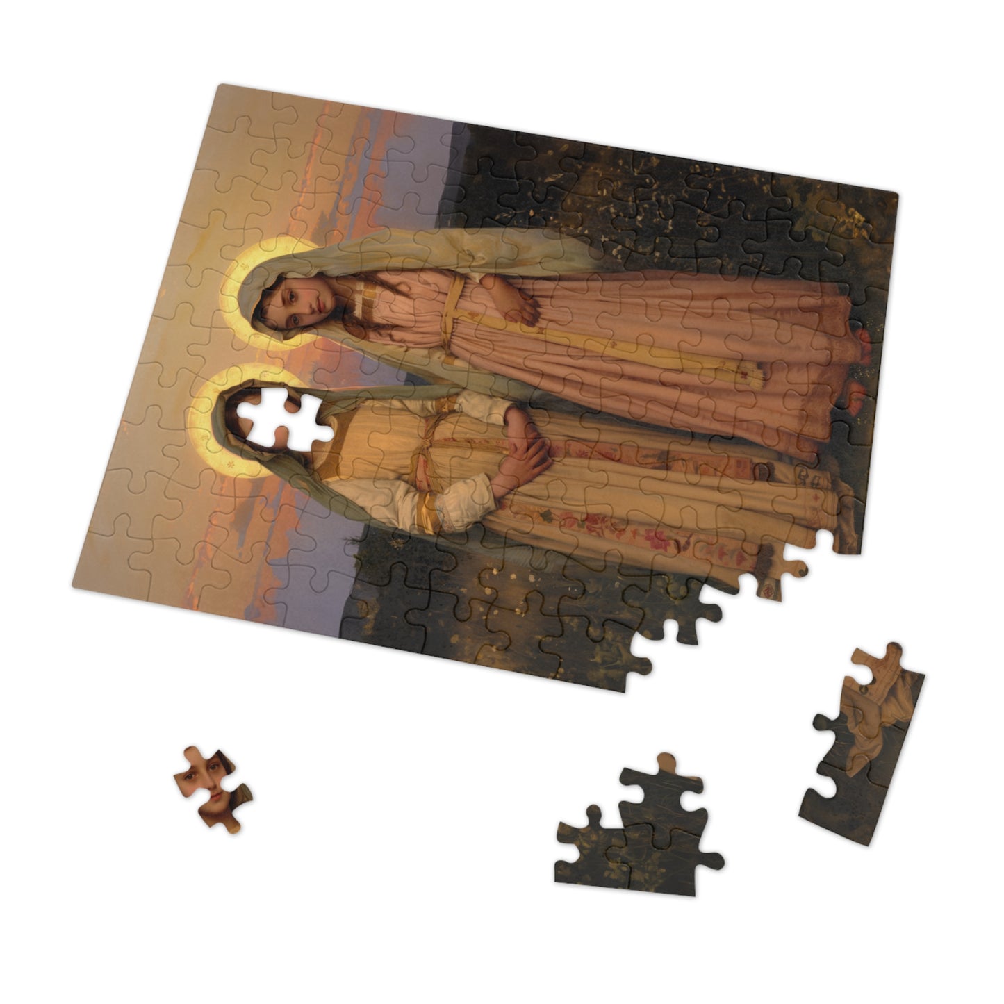 Saints Nunilo and Alodia - Puzzle and Keepsake Tin - Religious (30, 110, 252, 500,1000) - Religious Puzzle - Gifts for Catholic Families