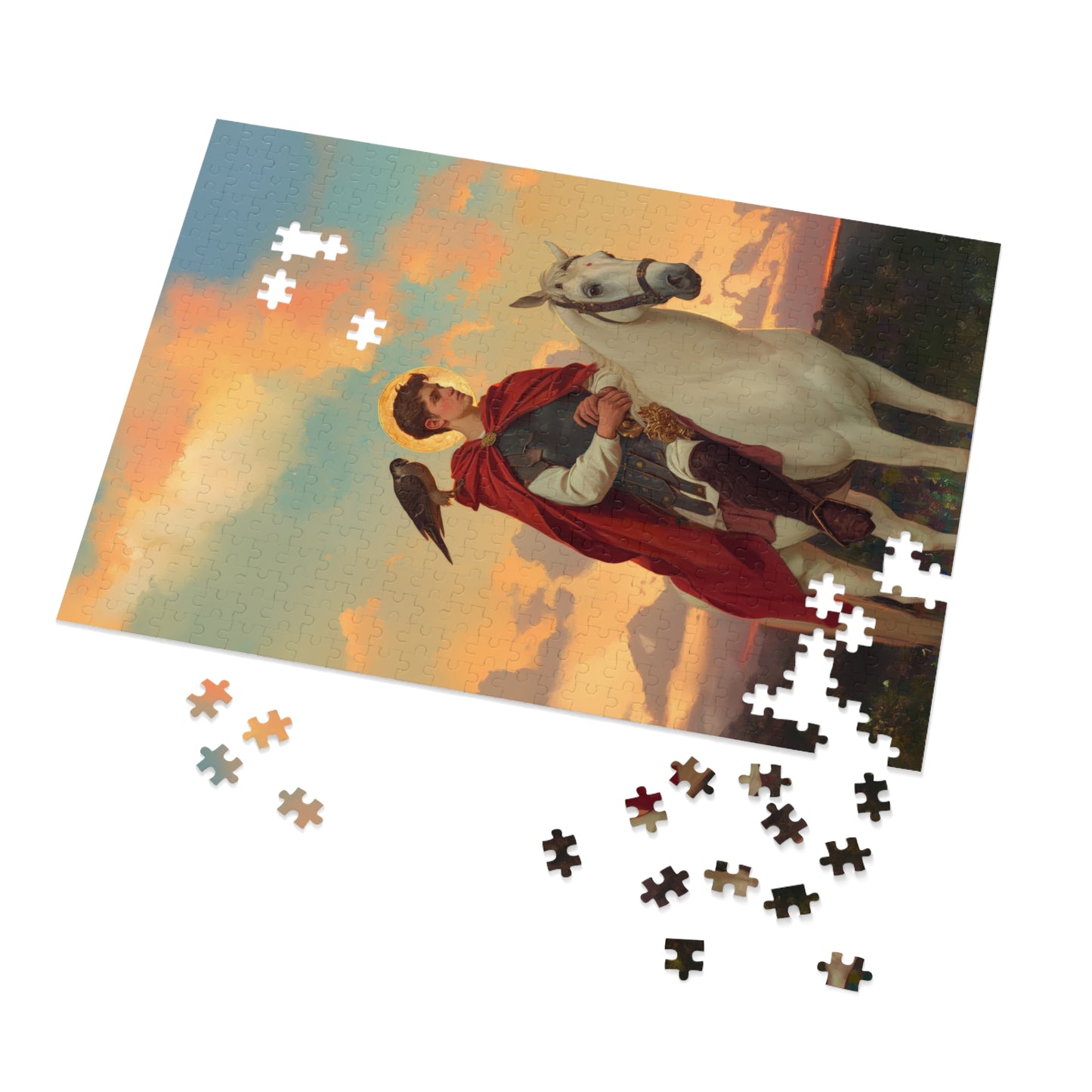 Saint Tryphon - Puzzle & Keepsake Tin - Religious Jigsaw Puzzle (30, 110, 252, 500,1000-Piece)