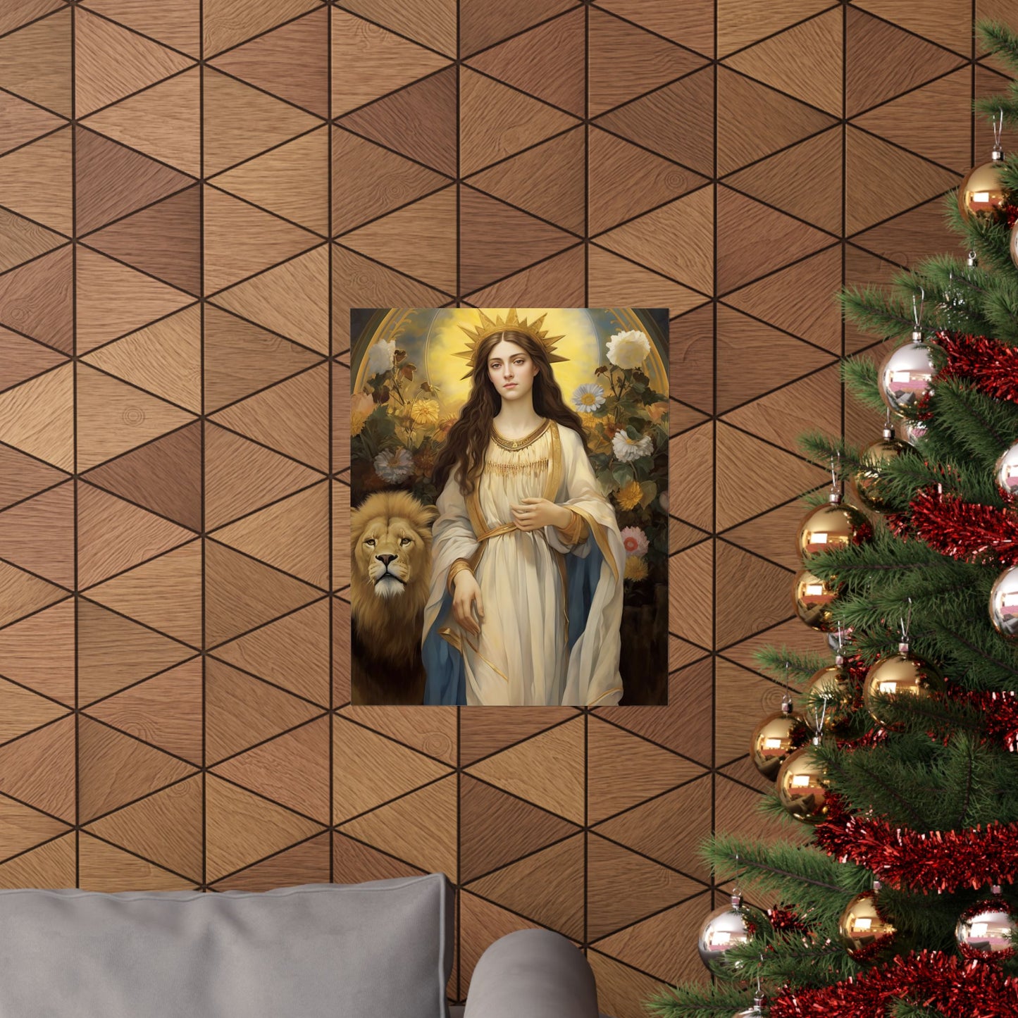 Saint Thecla - Sanctified Souls Print - Multiple Sizes - Premium Matte Vertical Posters