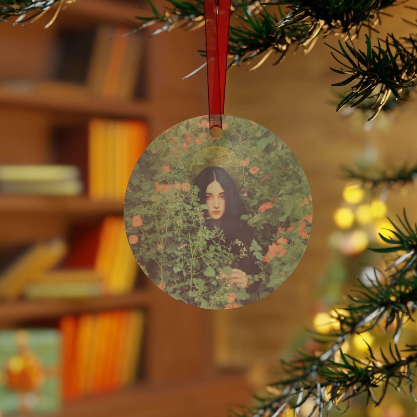 Saint Eve  - Ornament - Religious Holiday Christmas Ornament and Keepsake - Double sided - Religious Artwork