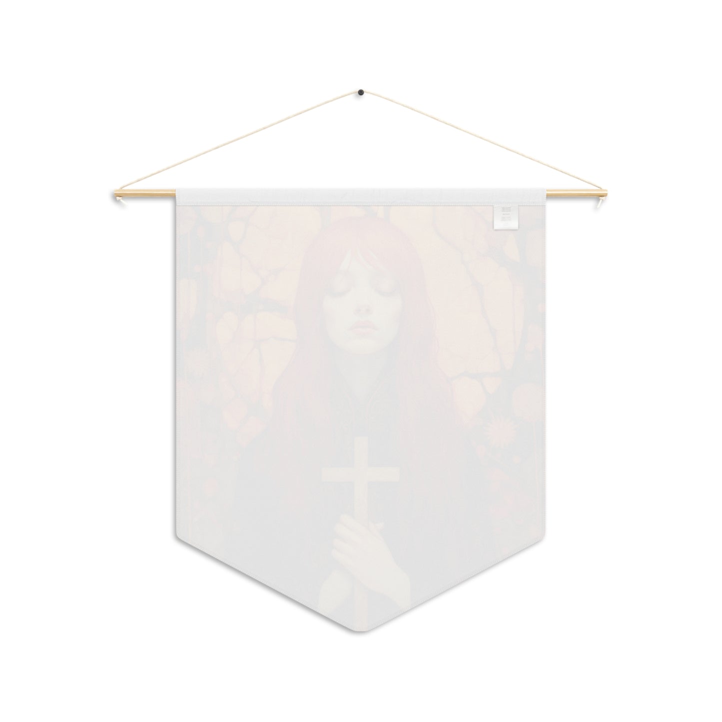 Saint Mary Magdalene - Inner Light and Peace Wall Banner / Wall Hanging - Prayer room art - Catholic Home Art - Large Saint Art - 18" x 21"