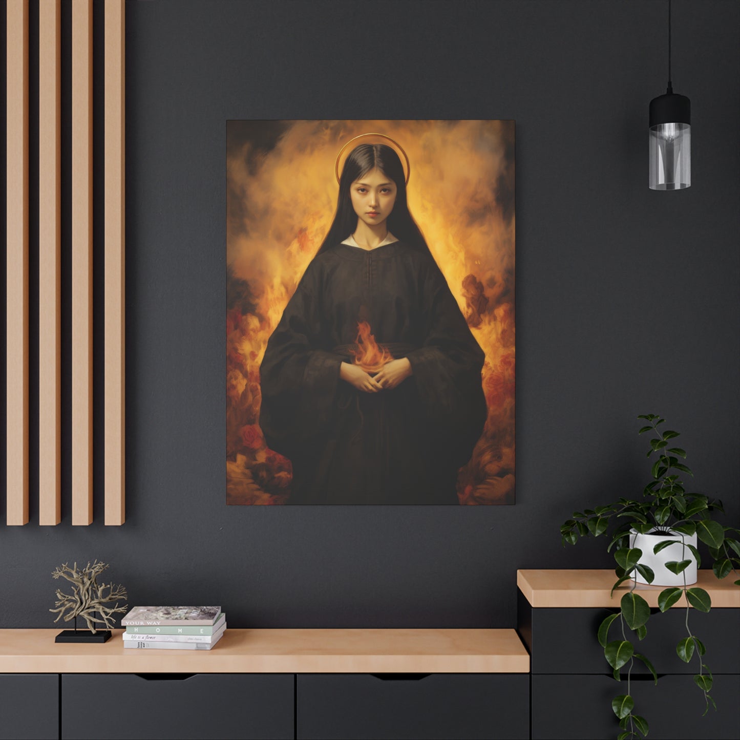 Blessed Mary Magdalen Kiota - Museum Wrapped Canvas - Print - Religious Art for your Home - Christian print - Prayer Room Catholic Saint