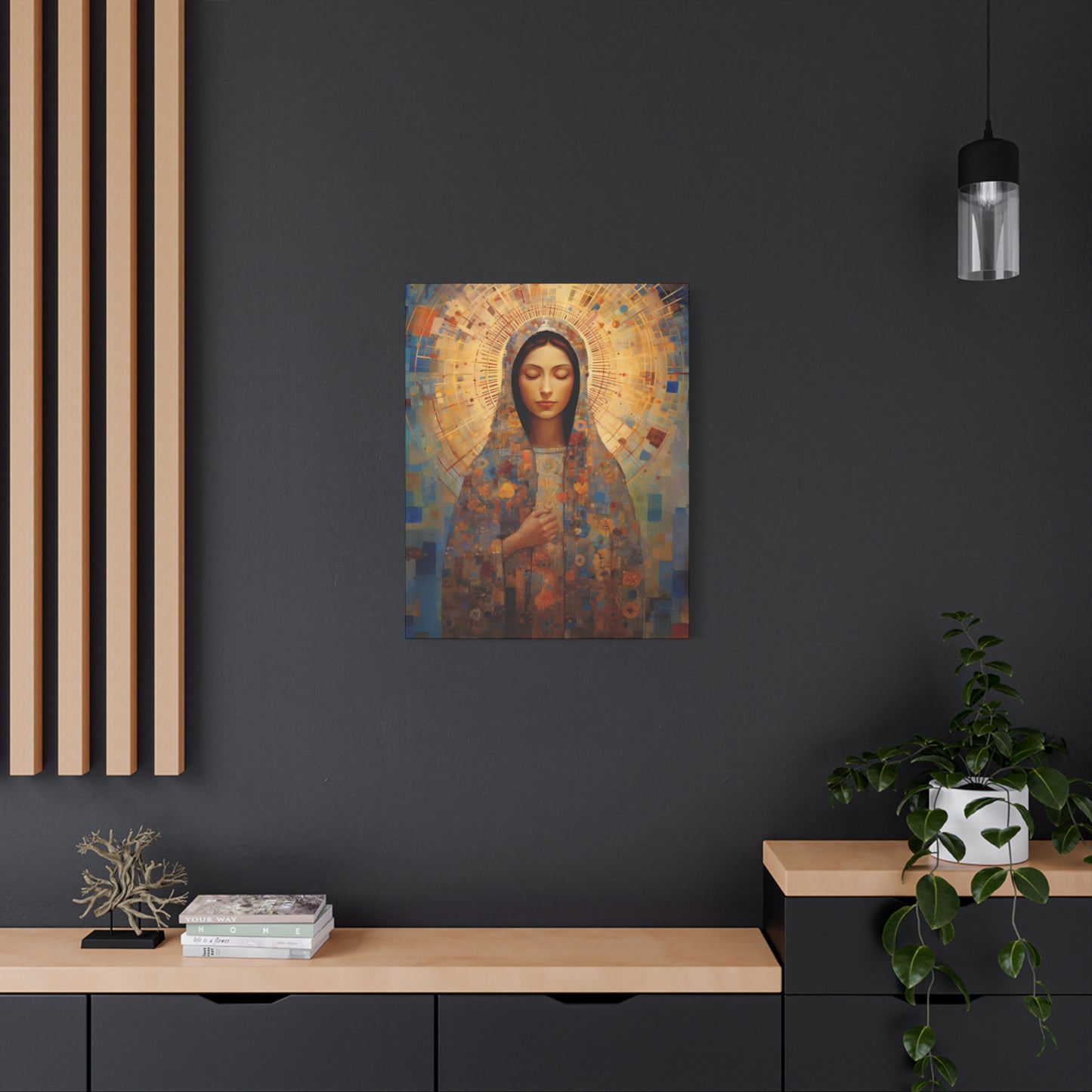 The Virgin of the Americas : Our Lady of Guadalupe Museum Wrapped Canvas Print - Multiple Sizes - Catholic Home art