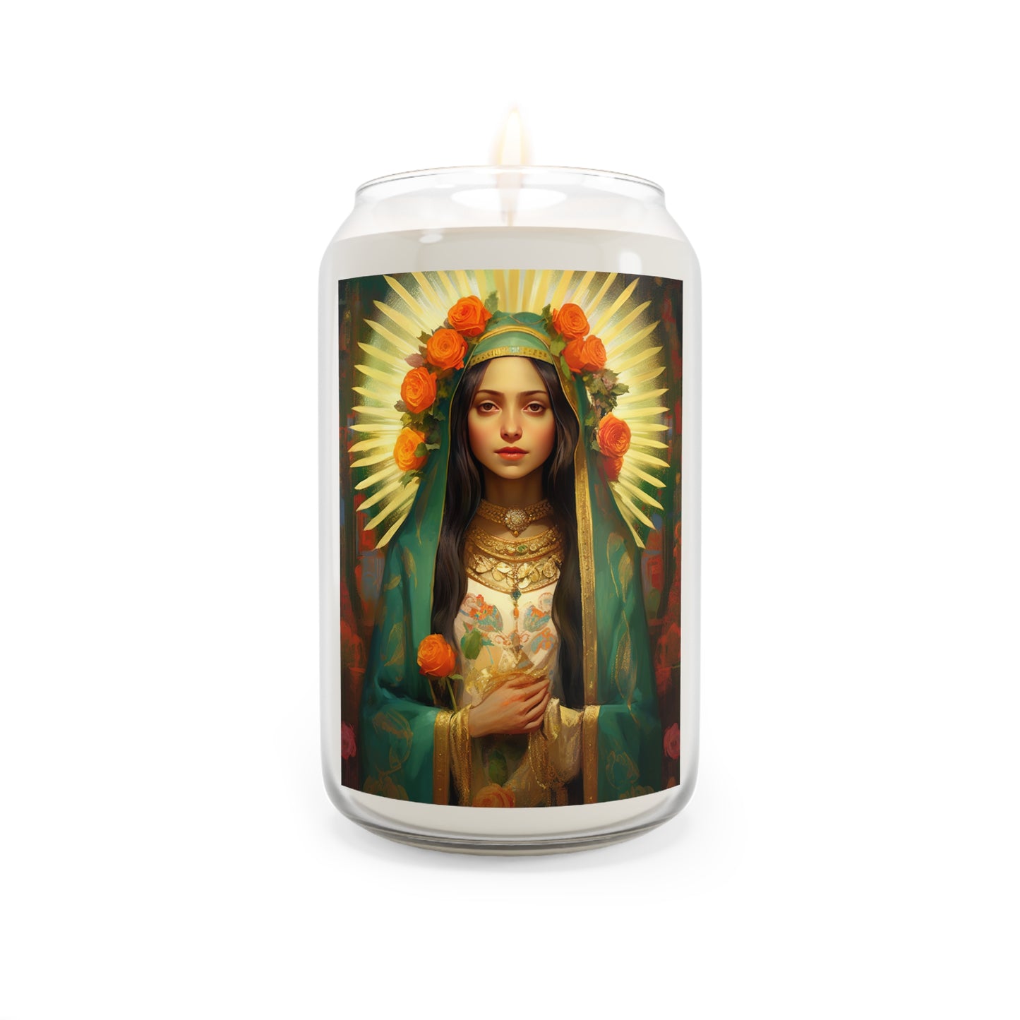 Patroness of Hope : Our Lady of Guadalupe  - Scented Prayer Candle, 13.75oz - Tall Size - Religious Prayer Candle - Religious Gift