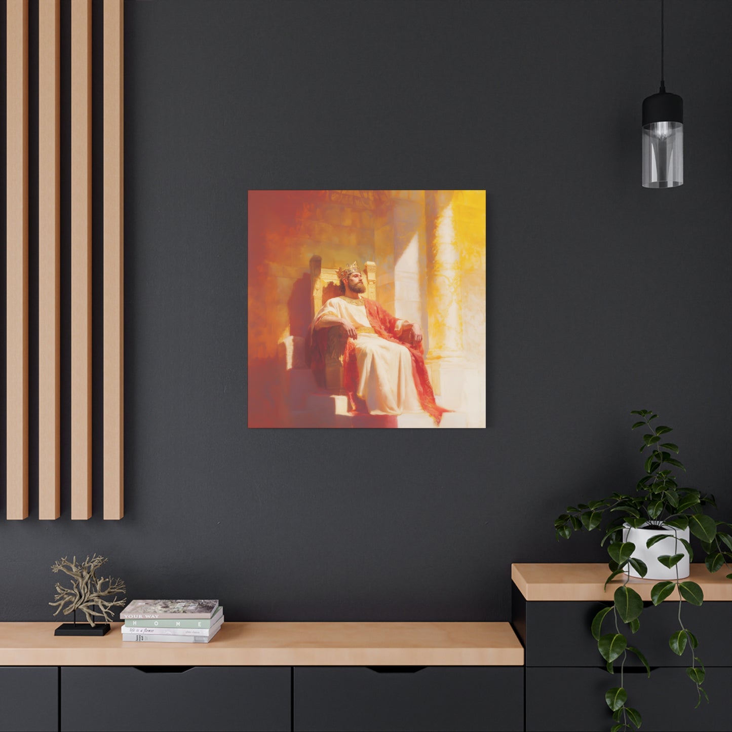 King Solomon: Keeper of God's Understanding - Gallery Wrapped Canvas - Print - Religious Art for your Home - Catholic Art