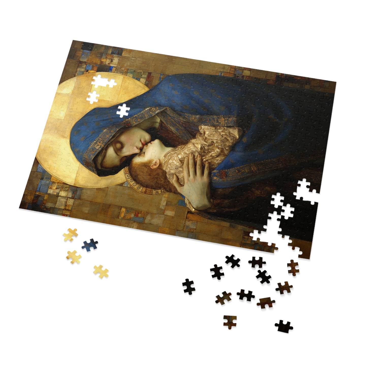 Madonna and Child - Virgin Mary and the Christ Child - Religious Jigsaw Puzzle (30, 110, 252, 500,1000-Piece) - Catholic Art - Faith Puzzle