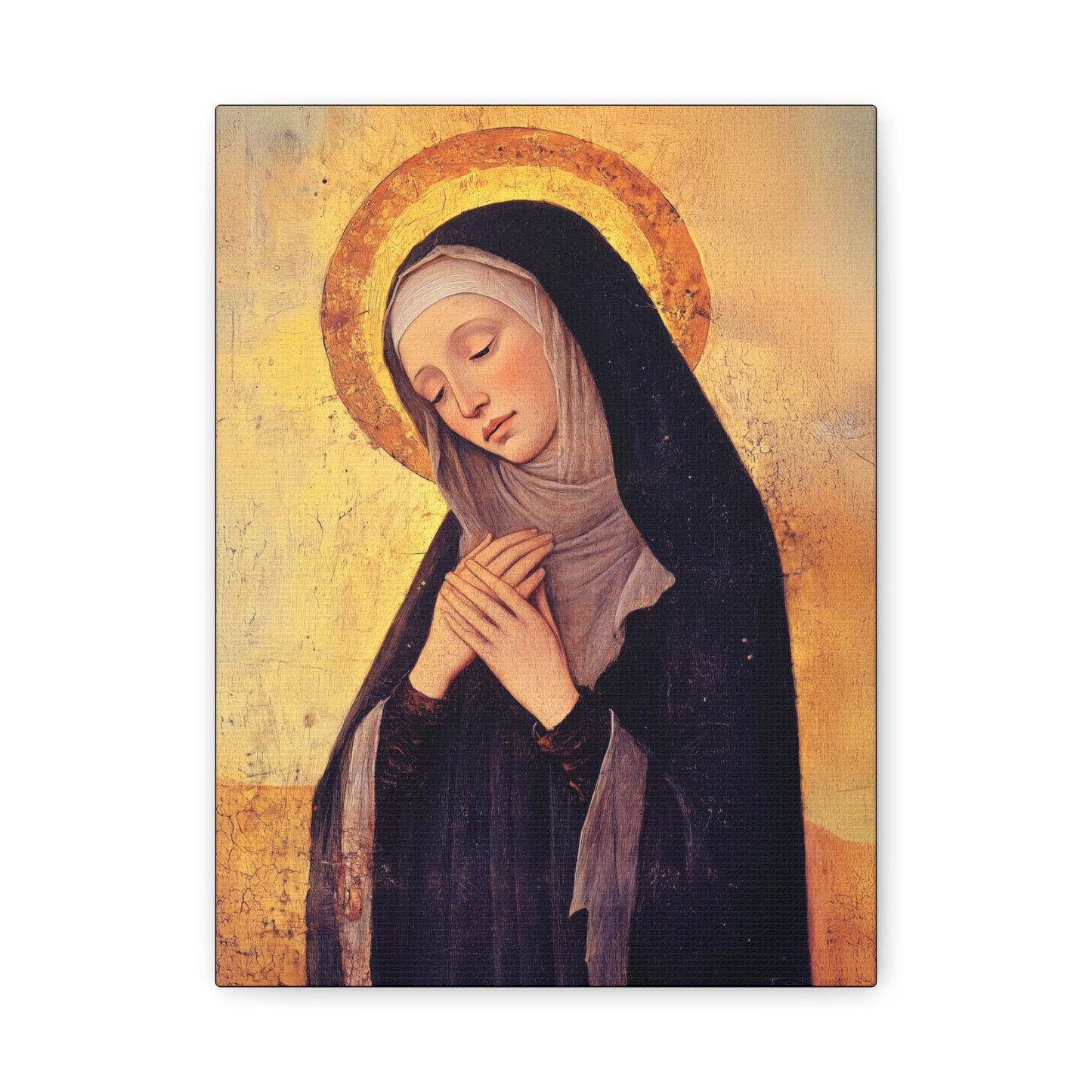Saint Syncletica of Alexandria - Desert Mother - Gallery Wrapped Canvas - Print - Religious Art for your Home - Catholic