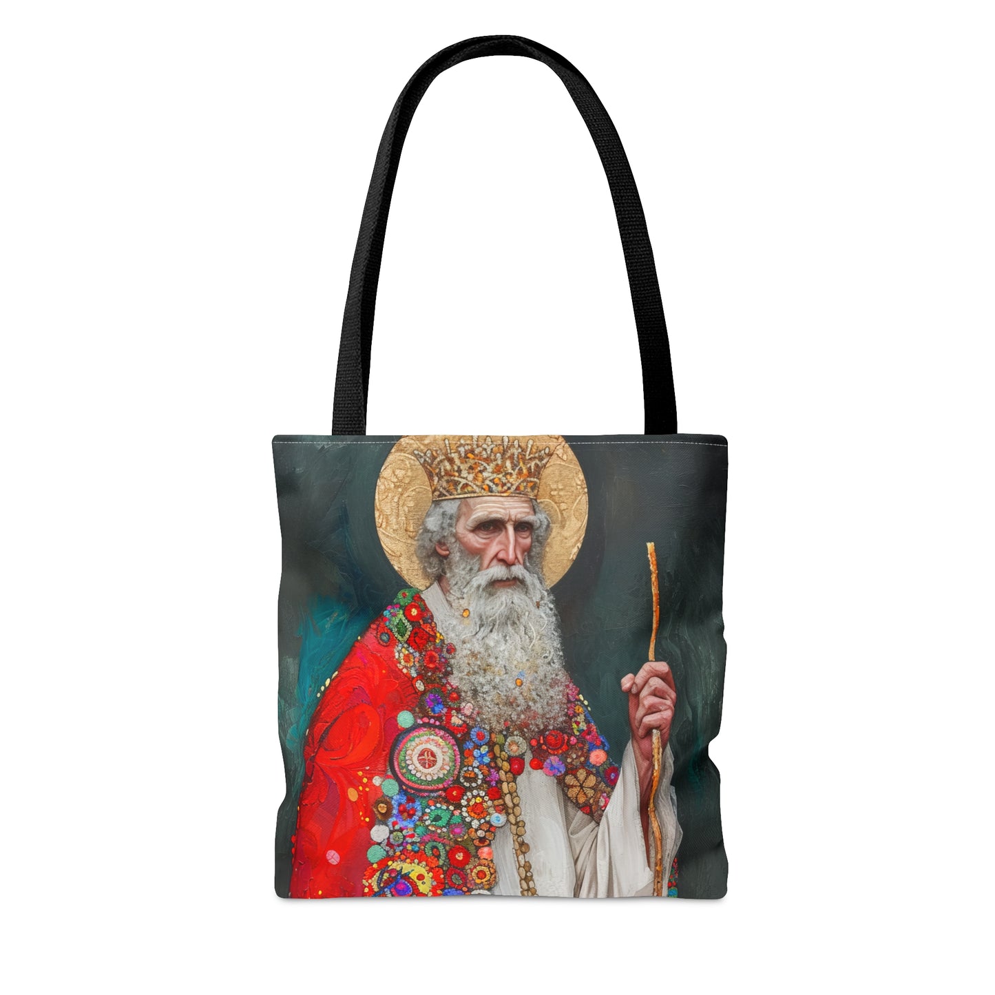Saint Richard - Purse - Three sizes - Large Medium Small Faith Art Bag - Catholic purse - Double Sided - Patron Saint Artwork
