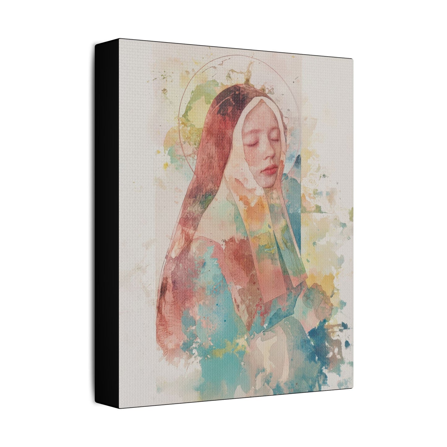 Saint Bernadette - Museum Wrapped Canvas - Sanctified Souls Print - Religious Art for your Home