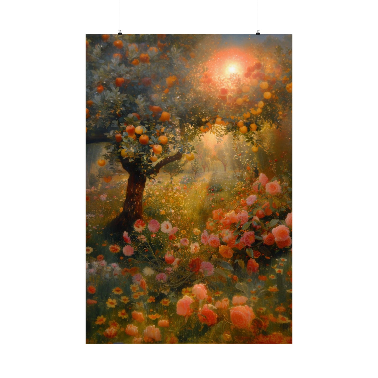 Eden in the Morning of the World - Sanctified Souls Print - Multiple Sizes - Premium Matte Vertical Posters
