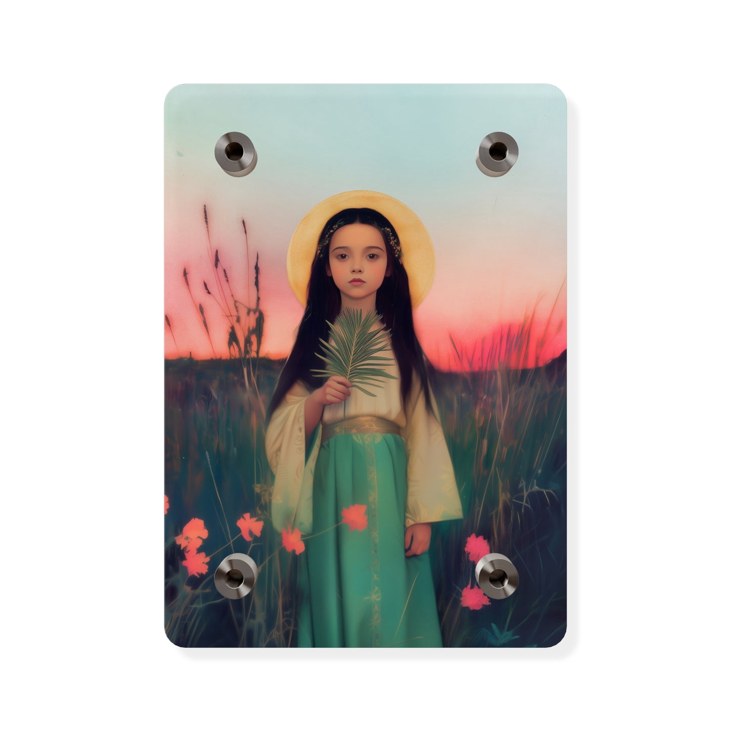 Saint Charity Wall Art Panel - Ready to Hang Acrylic Print - Catholic Saint Art - Patron Saint Print - Martyr of the Church