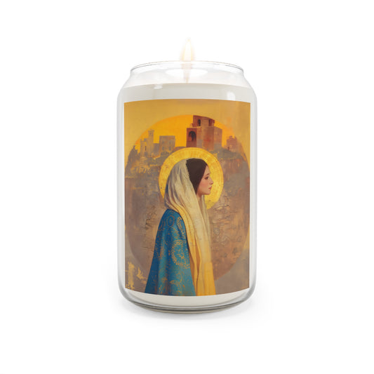Mary of Nazareth - Mother Mary - Marian Title - Virgin Mary - Scented Prayer Candle, 13.75oz - Tall Size - Religious Prayer Candle