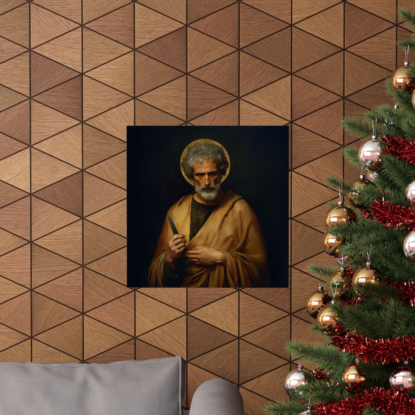 Saint Bartholomew the Apostle - Sanctified Souls Print - Multiple Sizes - Premium Matte Vertical Posters