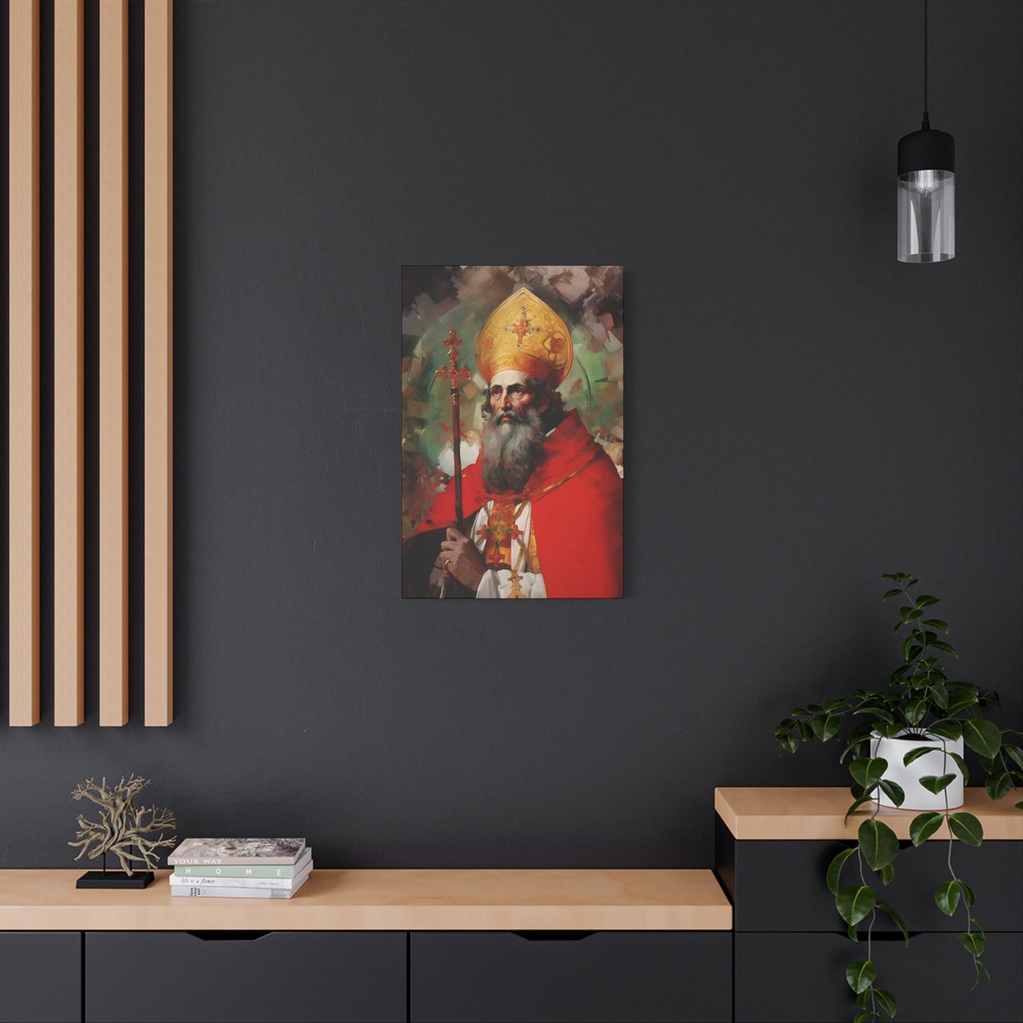 Saint Eusebius of Vercelli Canvas Print - Multiple Sizes - Catholic Home art - Museum Wrapped Canvas - Sanctified Souls Print