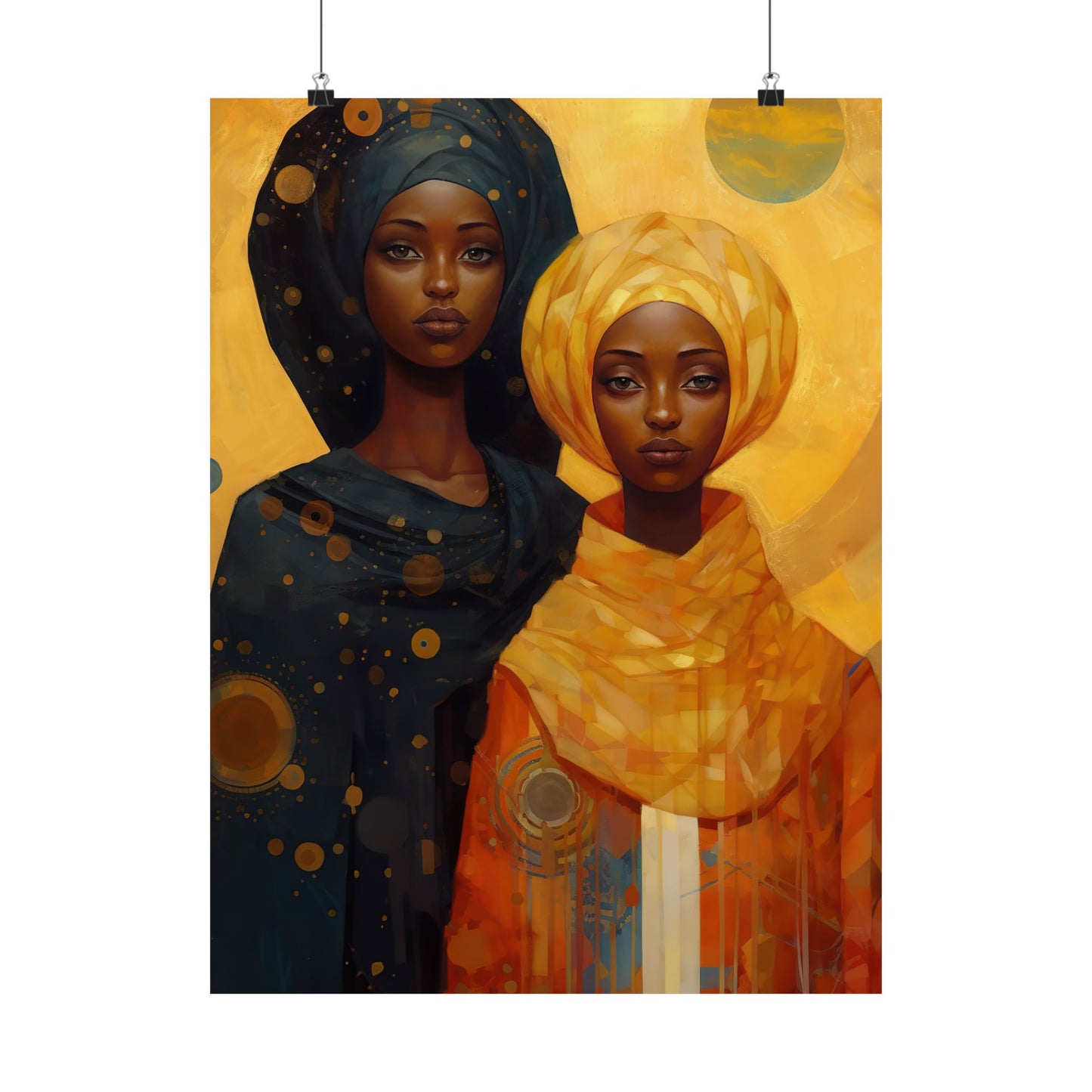 Saint Perpetua and Saint Felicity Print - Sanctified Souls Print - Multiple Sizes - Premium Matte Vertical Posters