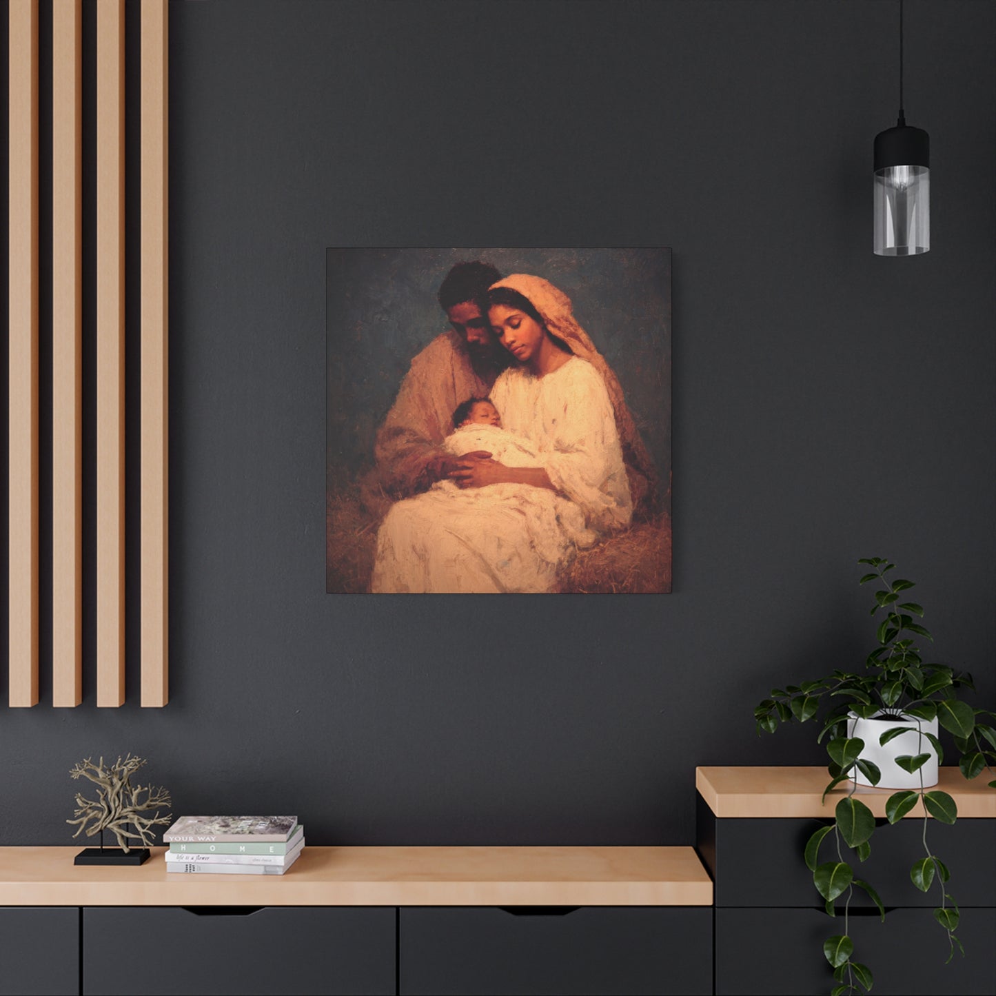 Love Made Visible in the Holy Family - Gallery Wrapped Canvas - Print - Religious Art for your Home - Catholic