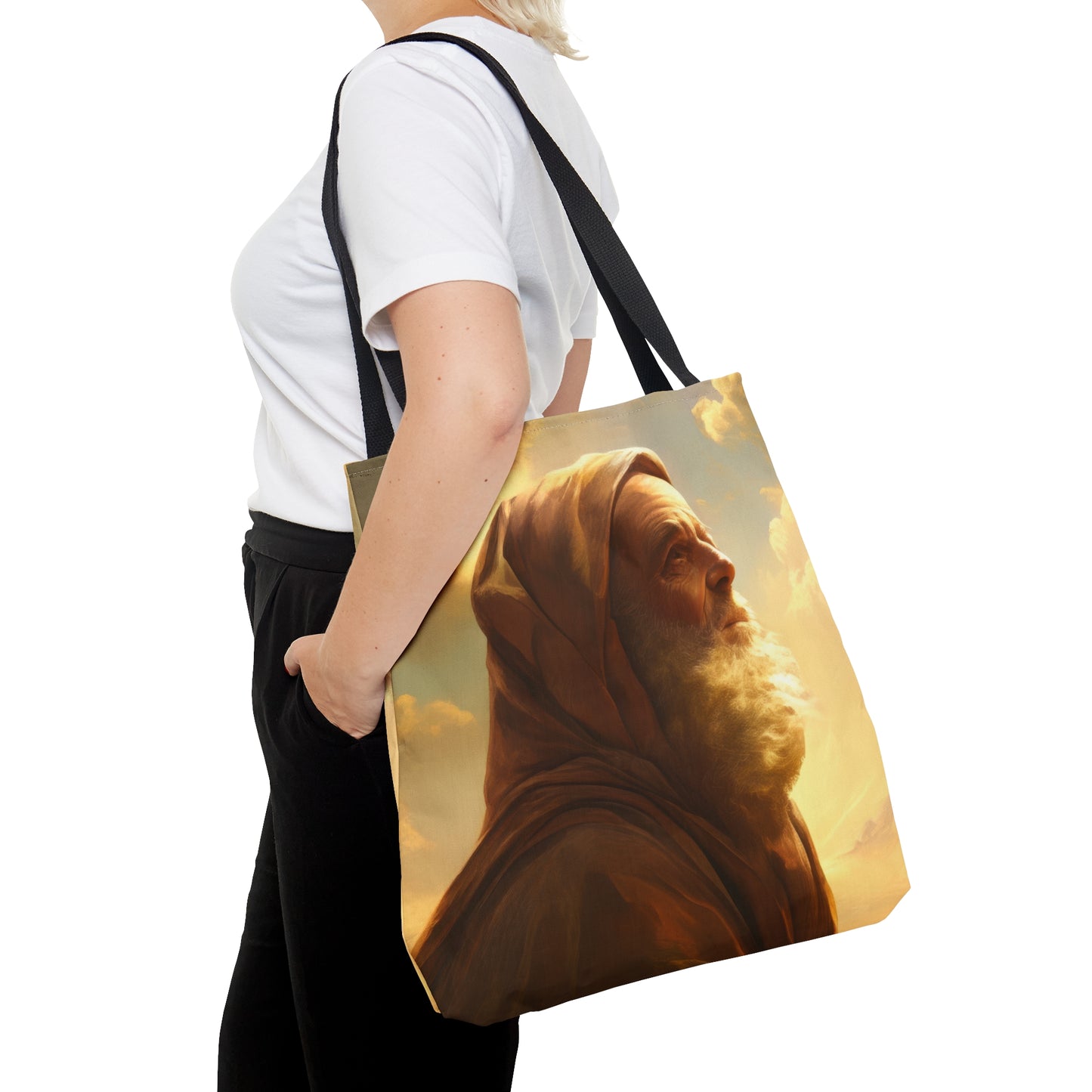 Father Abraham - Tote Bag - Large Medium Small Faith Art Bag - Bible Study Faith Purse - Double Sided