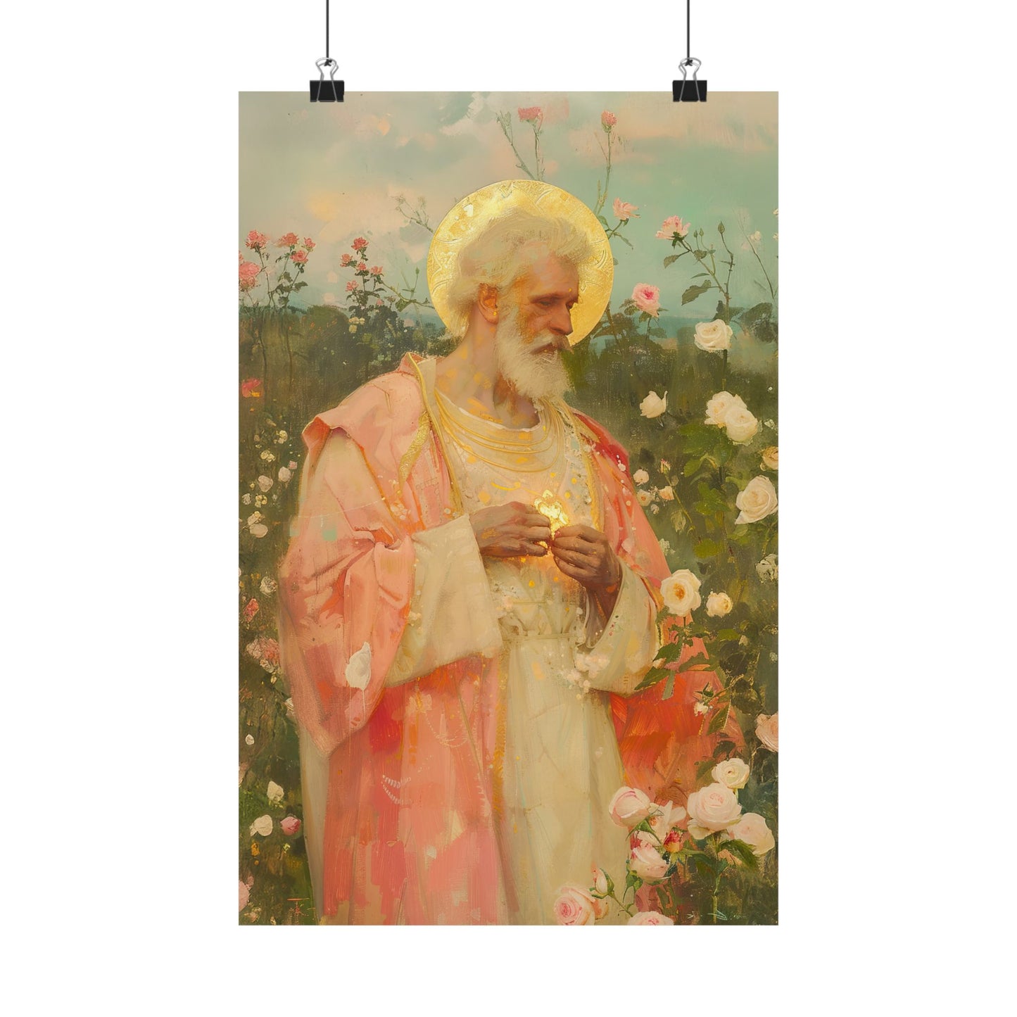 Saint Valentine -  Catholic Art - Multiple Sizes - Premium Posters - Catholic Art - Christian Home - Catholic Saint Art