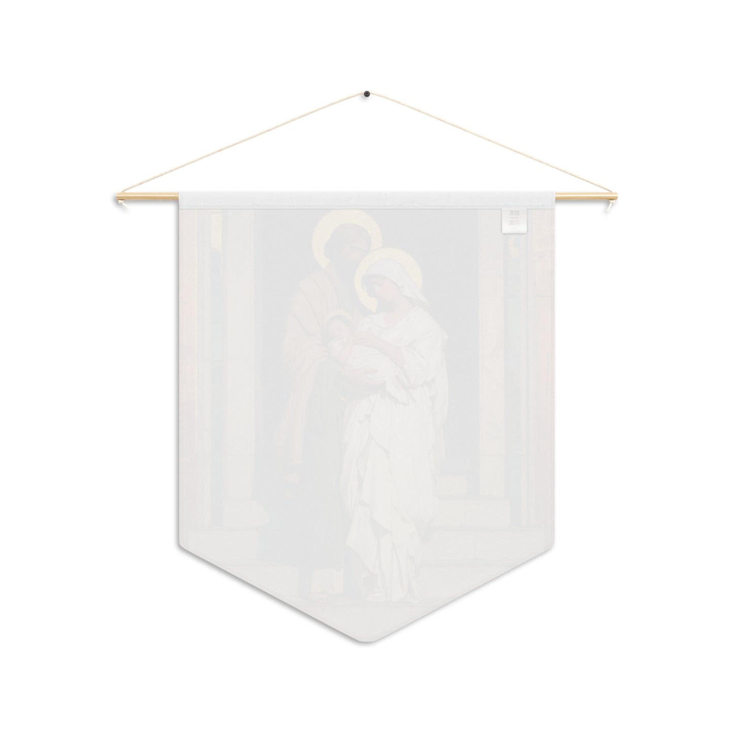 The Feast of the Presentation of the Lord - Holy Family - Pennant / Banner / Wall Hanging - Prayer room - Catholic Art - Large - 18" x 21"
