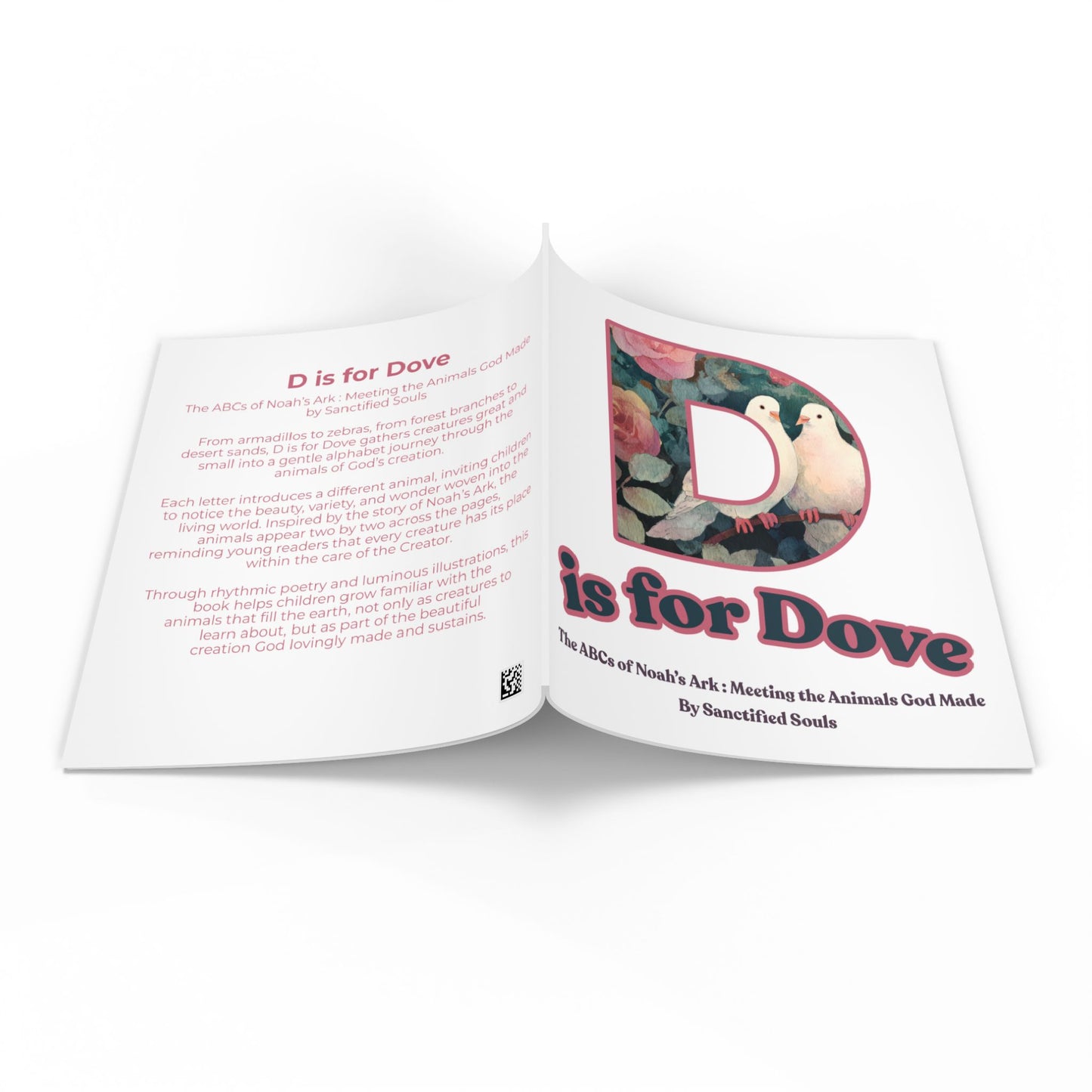 D is for Dove (Softcover) Noah's Ark ABC Book | Christian Animal Alphabet for Kids | Bible Animals Children's Book | Christian Kids Book