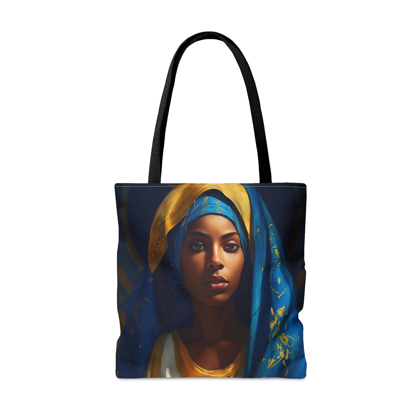Mary the Blessed Virgin Tote Bag - Catholic faith inspired carry-all purse - day to day bag - Mary the Blessed Virgin - Double Sided