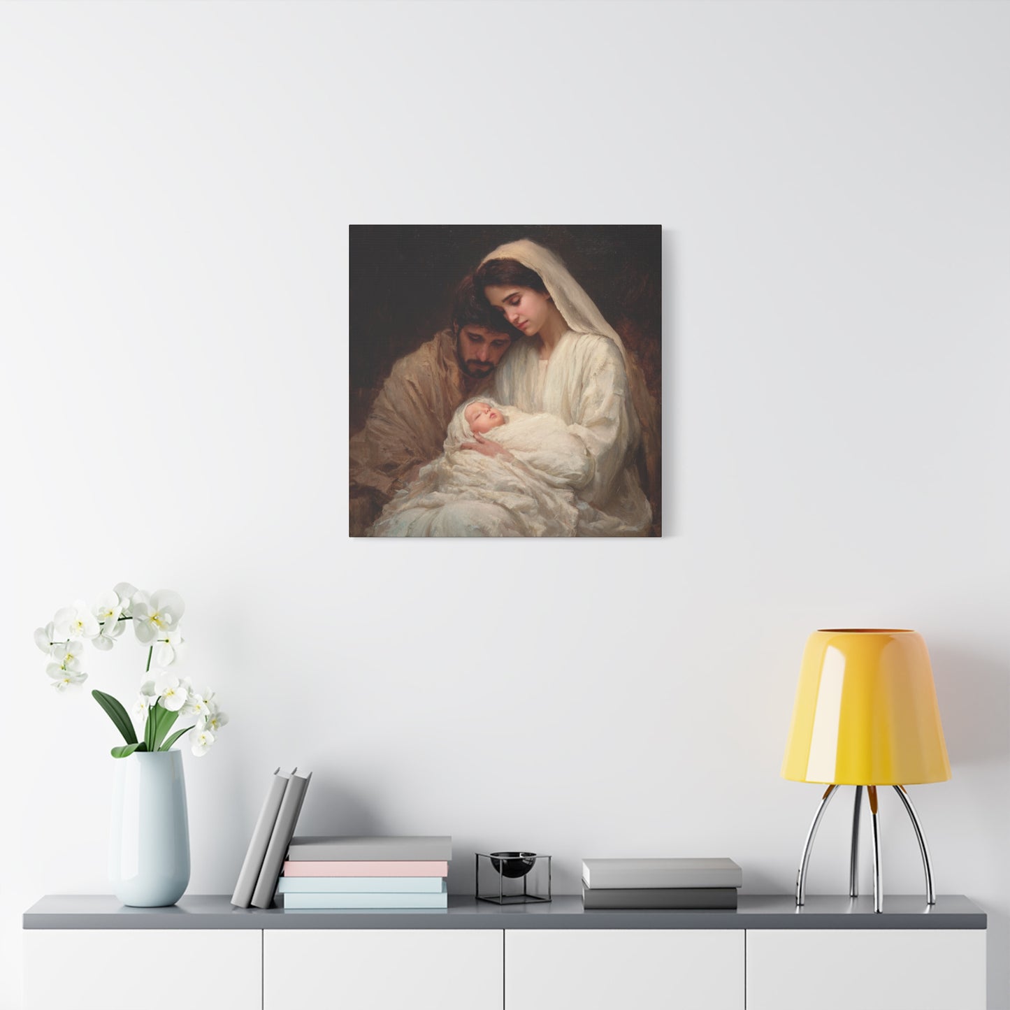 The Quiet Kingdom of the Holy Family - Gallery Wrapped Canvas - Print - Religious Art for your Home - Catholic