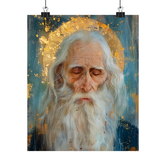 Saint Paul the Simple Print - Sanctified Souls Print - Multiple Sizes - Premium Matte Vertical Posters - Catholic Saint Art - Home decor