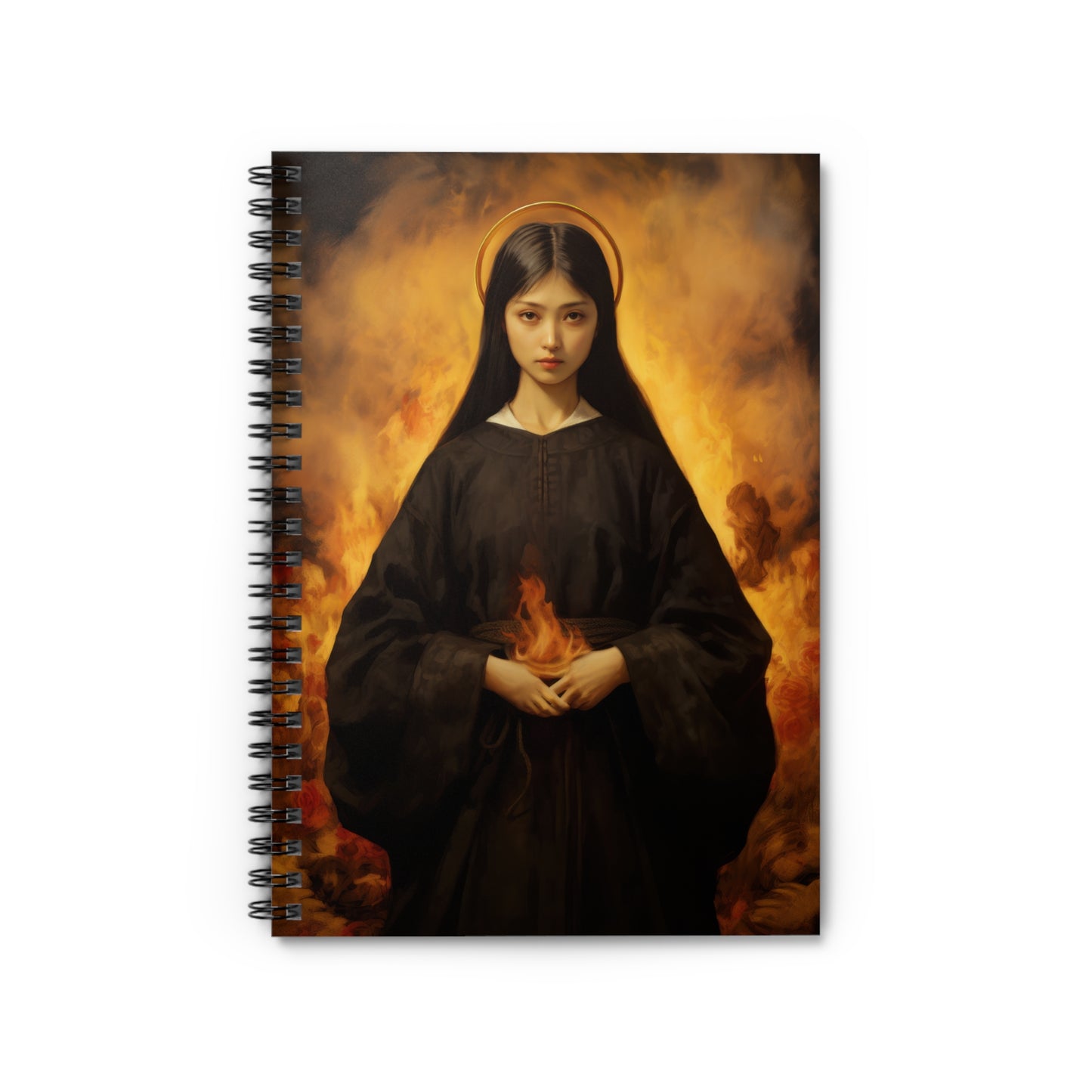 Blessed Mary Magdalen Kiota - Sanctified Souls Art - Religious - Spiral Notebook - Ruled - Catholic Religious - Devotional Prayer Journal