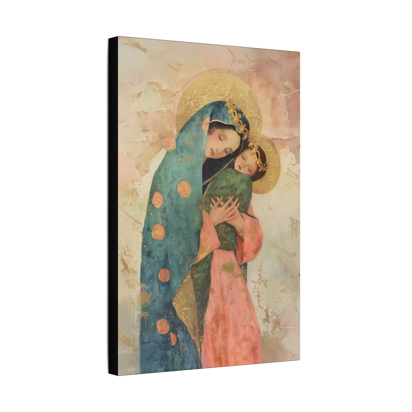 The Sweet Advocate of Souls - Mary, Help of Christians -  Museum Wrapped Canvas Print - Multiple Sizes - Catholic Home art Matte Canvas
