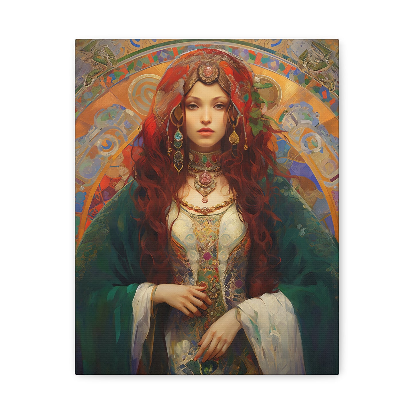 Saint Margaret of Antioch - Museum Wrapped Canvas - Sanctified Souls Print