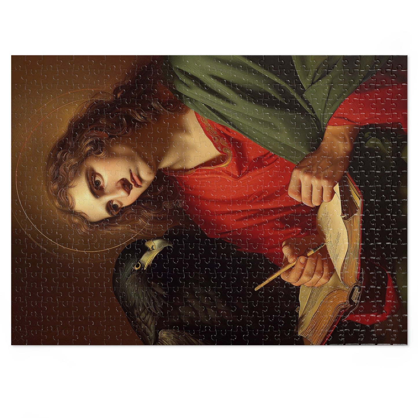 Saint John the Apostle - Puzzle and Keepsake Tin - Religious Jigsaw Puzzle (30, 110, 252, 500,1000-Piece) - Religious Puzzle