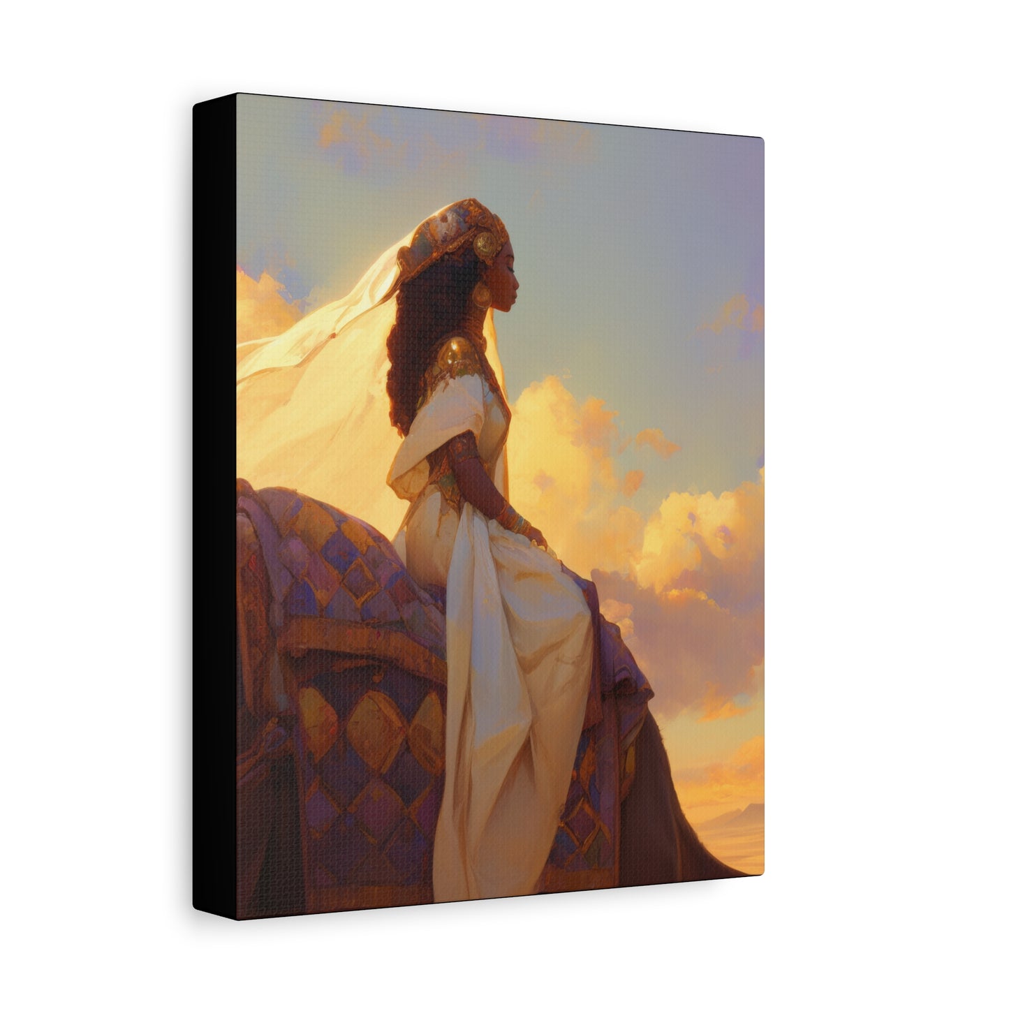Queen of Sheba - Gallery Wrapped Canvas - Print - Religious Art for your Home - Catholic Art