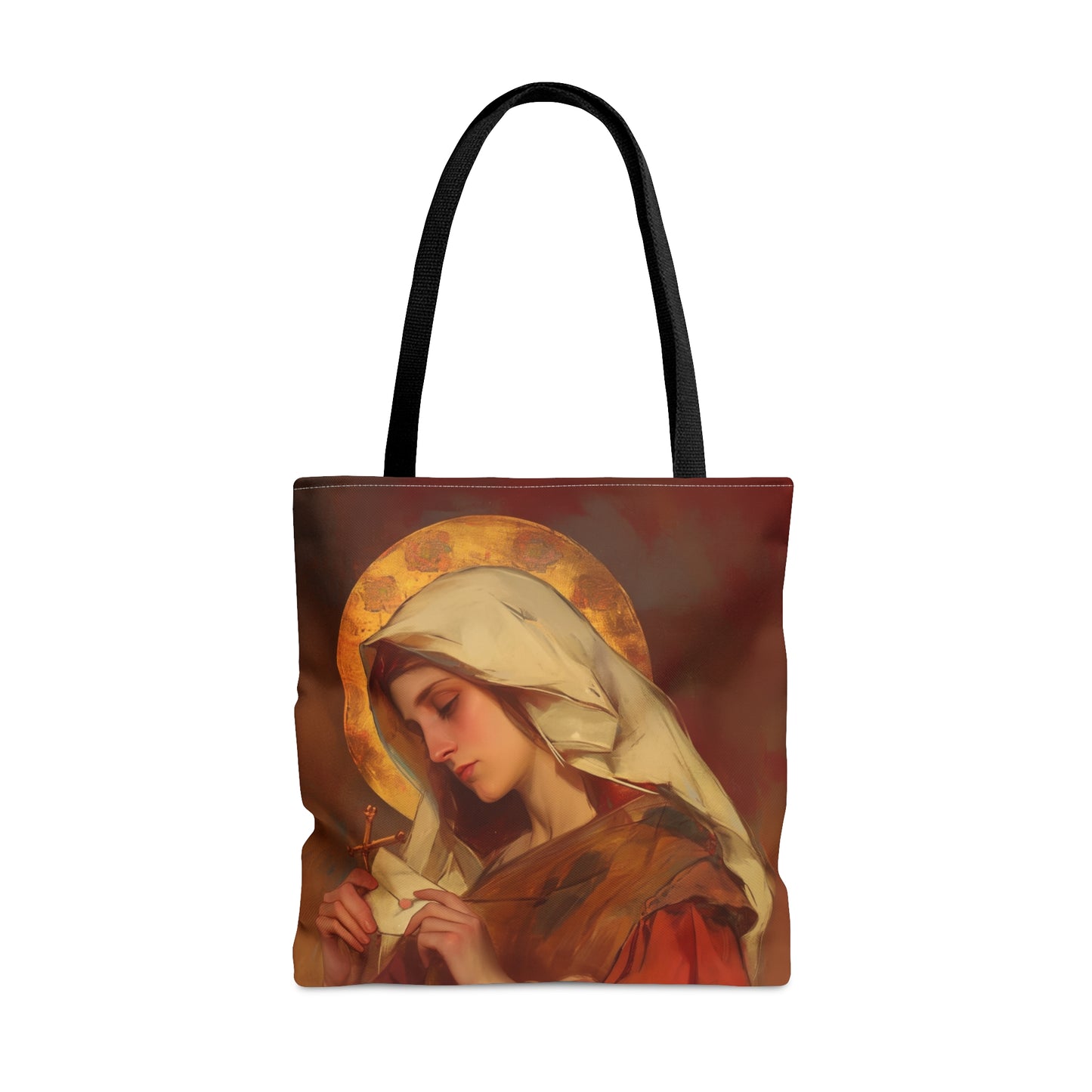 Saint Phoebe Tote Bag - Large Medium Small Faith Art Bag - Catholic Faith Purse - Religious - Prayer Bag - Devotional Purse