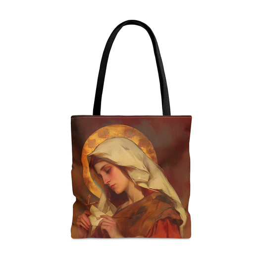 Saint Phoebe Tote Bag - Large Medium Small Faith Art Bag - Catholic Faith Purse - Religious - Prayer Bag - Devotional Purse