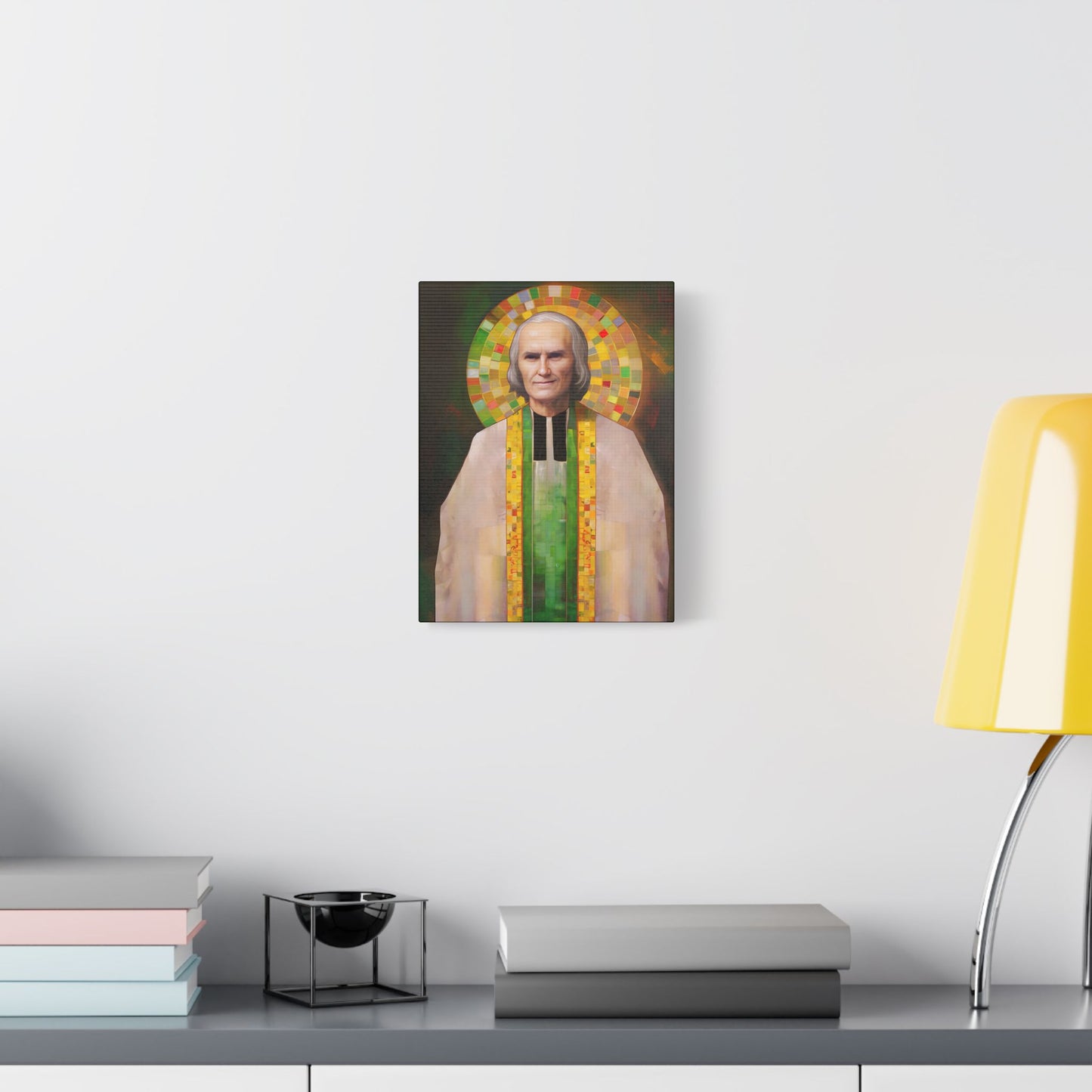Saint John Vianney Canvas Print - Multiple Sizes - Catholic Home art - Museum Wrapped Canvas - Sanctified Souls Print