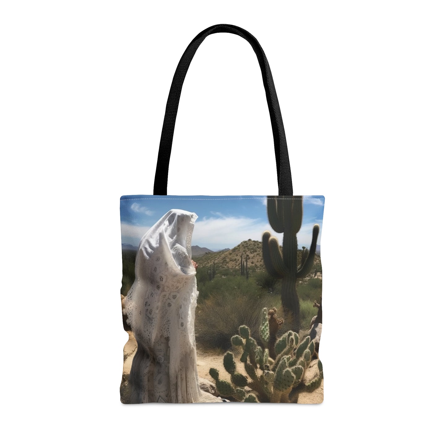 Saint Amma Sarah of the Desert Tote Bag - Catholic faith inspired carry-all purse - day to day bag - Desert Mothers Series