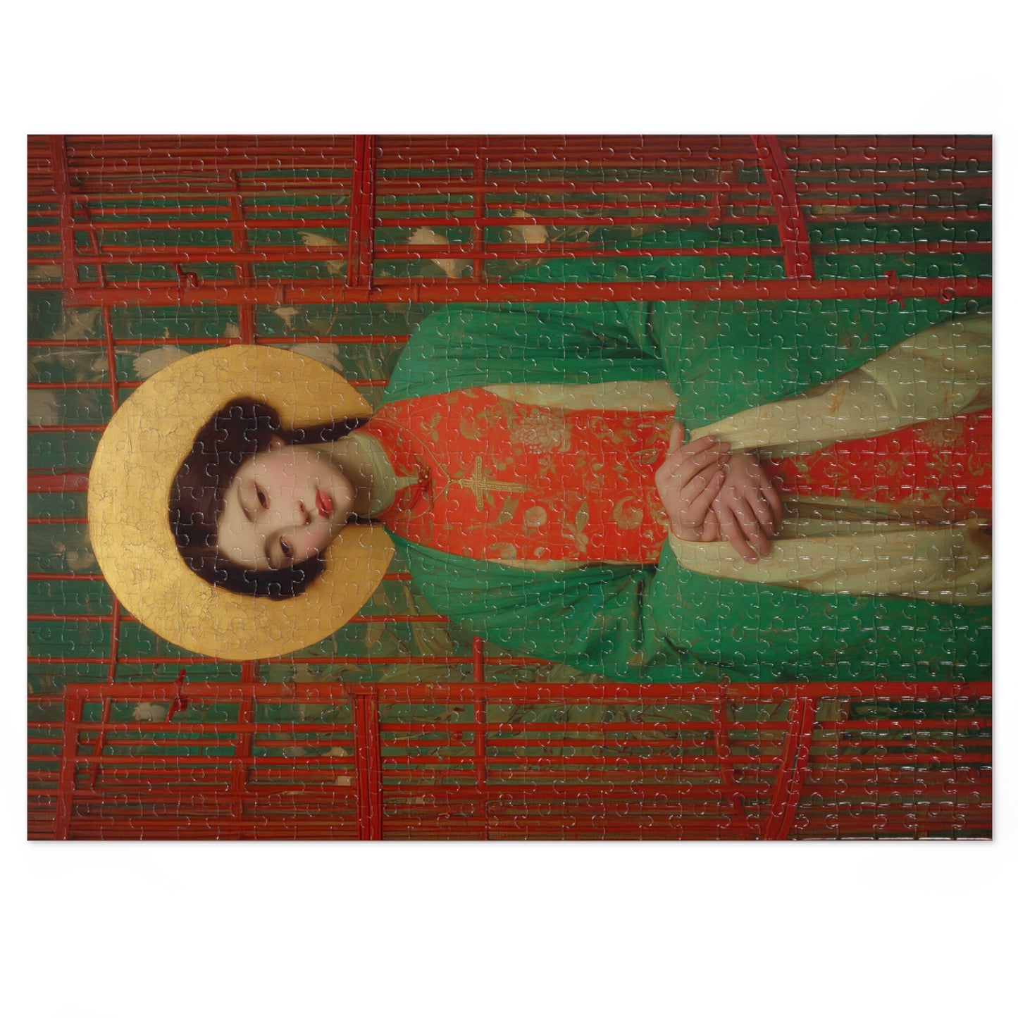 Saint Agnes Tsao Kou Ying - Puzzle and Keepsake Tin - Religious Jigsaw Puzzle (30, 110, 252, 500,1000) - Gift for Catholic Families