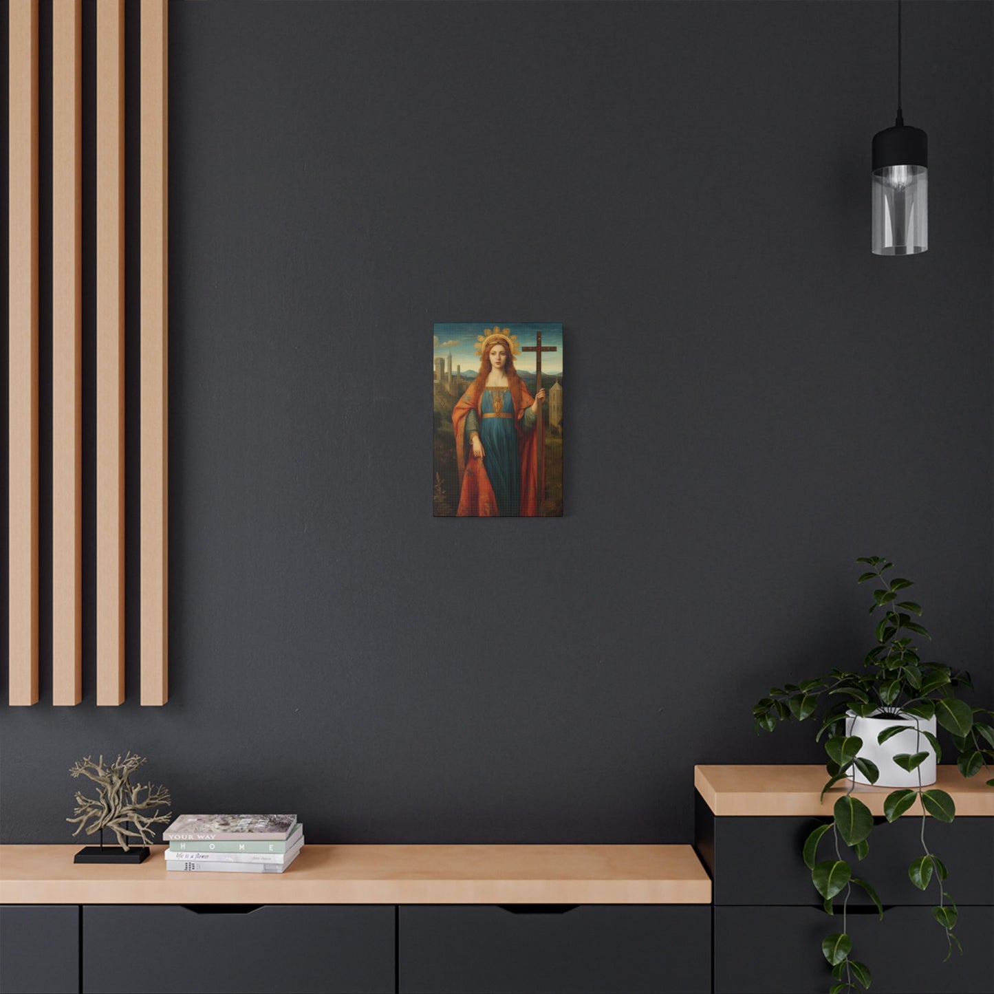 Saint Helena Canvas Print - Multiple Sizes - Catholic Home art - Museum Wrapped Canvas - Sanctified Souls Print