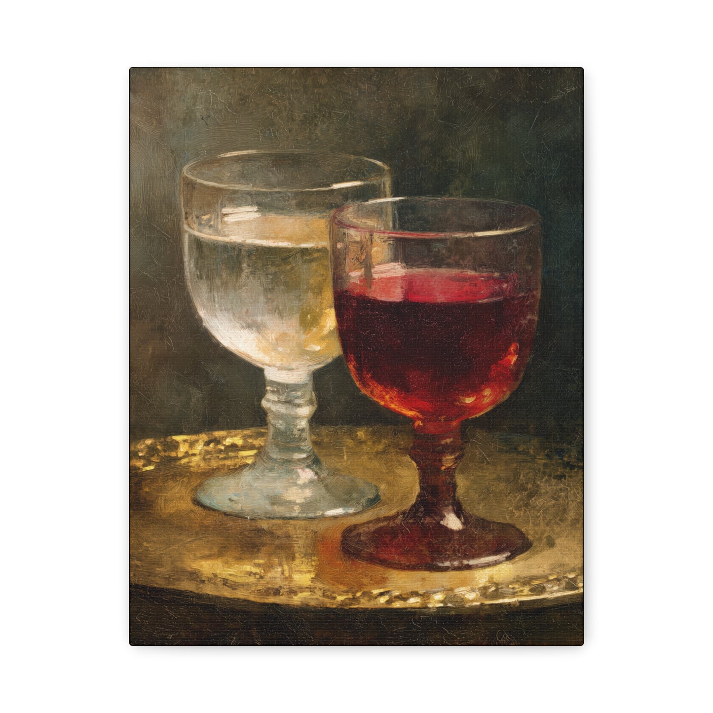 Cana and the Miracle of Abundance - Water into Wine - Gallery Wrapped Canvas - Print - Religious Art for your Home - Catholic Art Print
