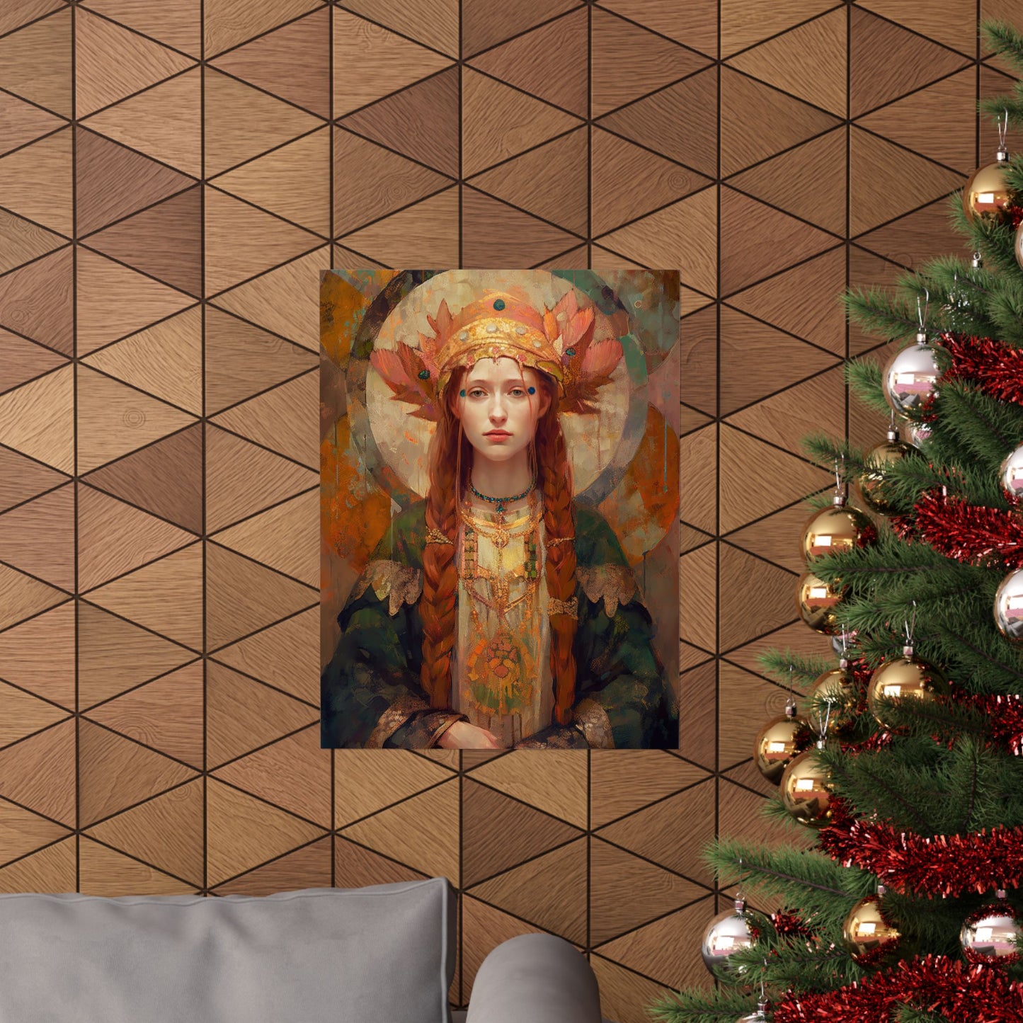 Saint Margaret of Scotland - Sanctified Souls Print - Multiple Sizes - Premium Matte Vertical Posters