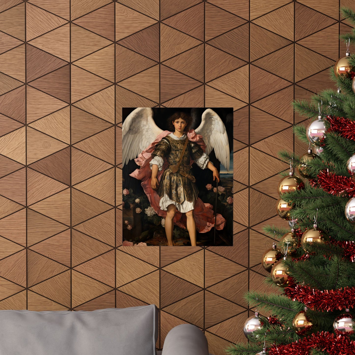 Saint Raphael the Archangel - Sanctified Souls Print - Multiple Sizes - Premium Matte Vertical Posters
