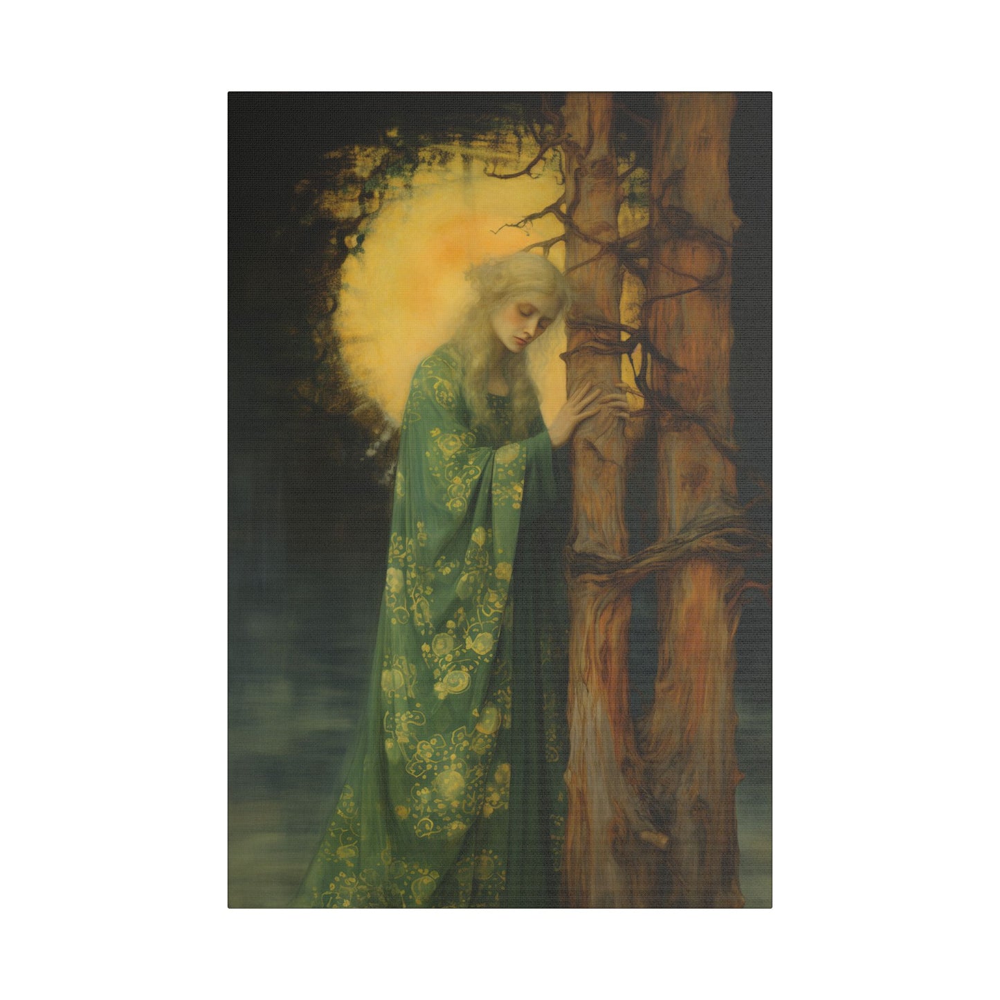 Saint Afra Canvas Print - Multiple Sizes - Catholic Home art - Gallery Wrapped Canvas - Sanctified Souls Print