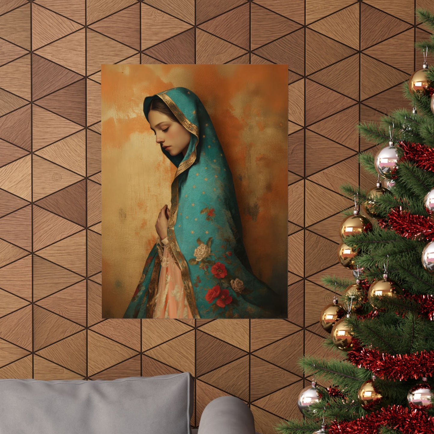Our Lady of Guadalupe - Sanctified Souls Print - Multiple Sizes - Premium Matte Vertical Posters