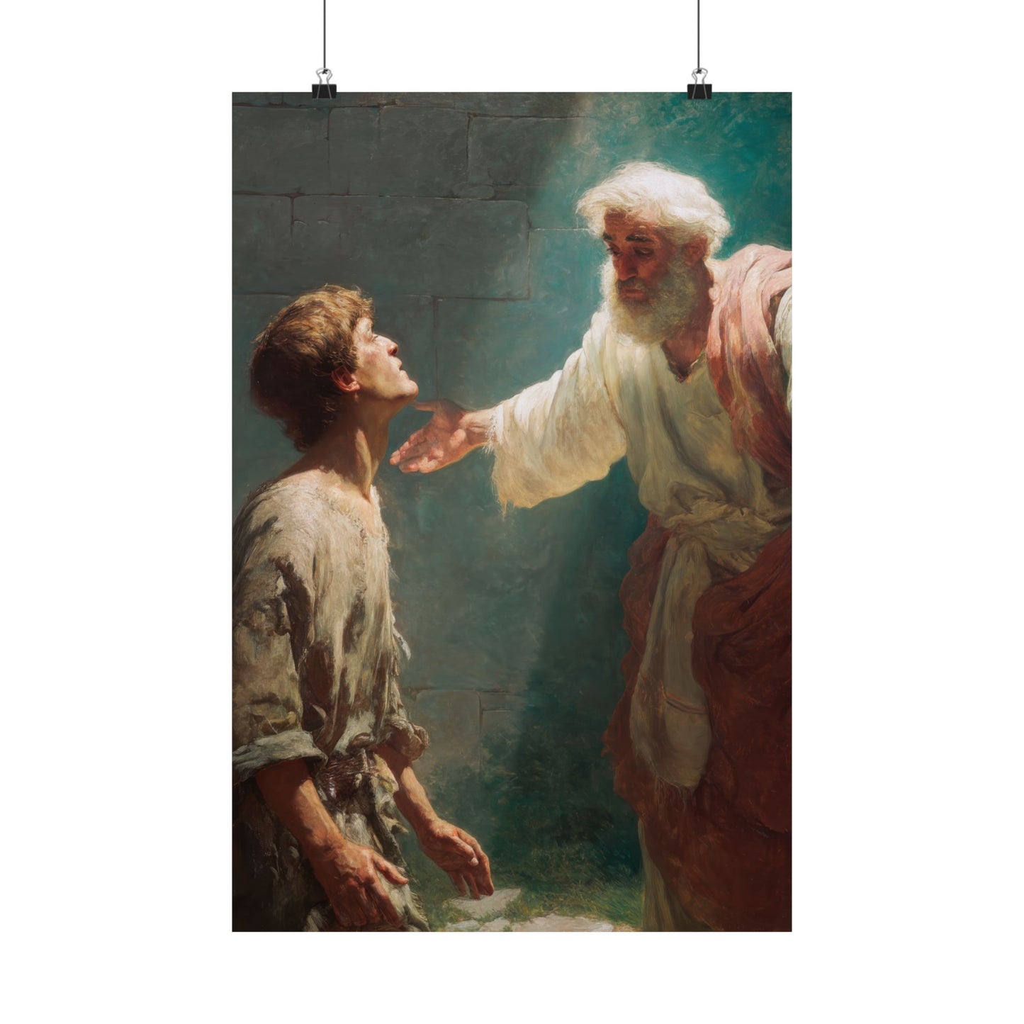 Homecoming of the Prodigal Son - Sanctified Souls Print - Multiple Sizes - Premium Matte Vertical Posters