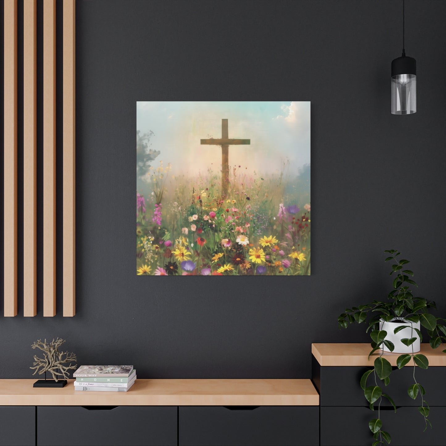 The Cross That Called the Earth to Life - Gallery Wrapped Canvas - Print - Religious Art for your Home - Catholic