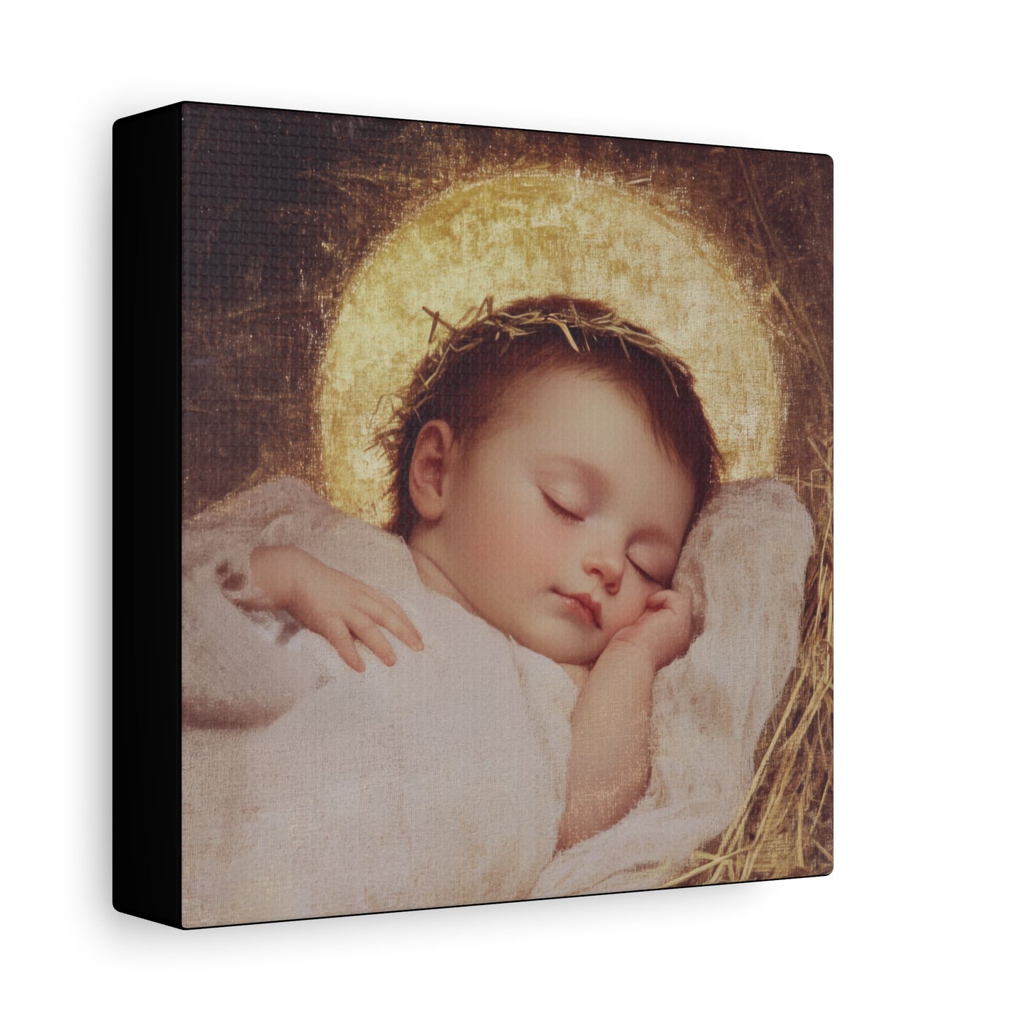 The Christ Child Born Into the Quiet of the World - Gallery Wrapped Canvas - Print - Religious Art for your Home - Catholic Art Print